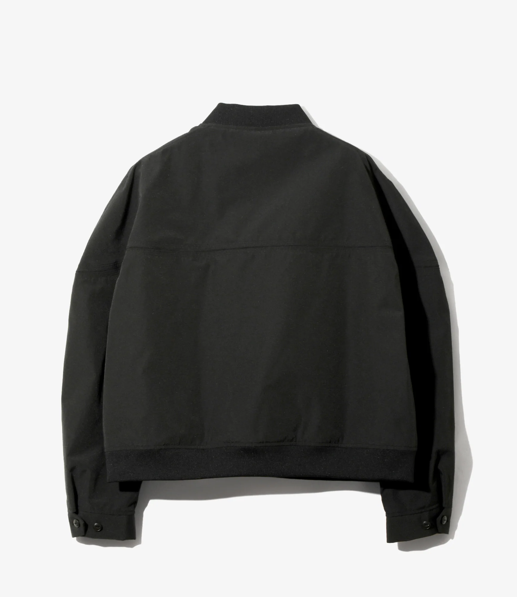 Cap Shoulder Sports Jacket - Black - PE Typewriter - Image 3