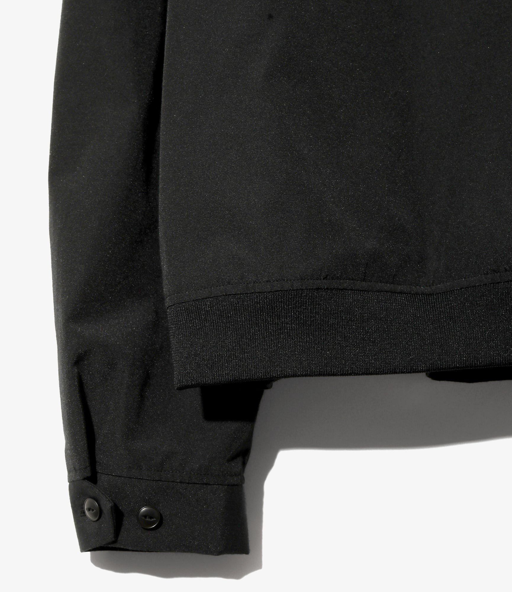 Cap Shoulder Sports Jacket - Black - PE Typewriter - Image 4