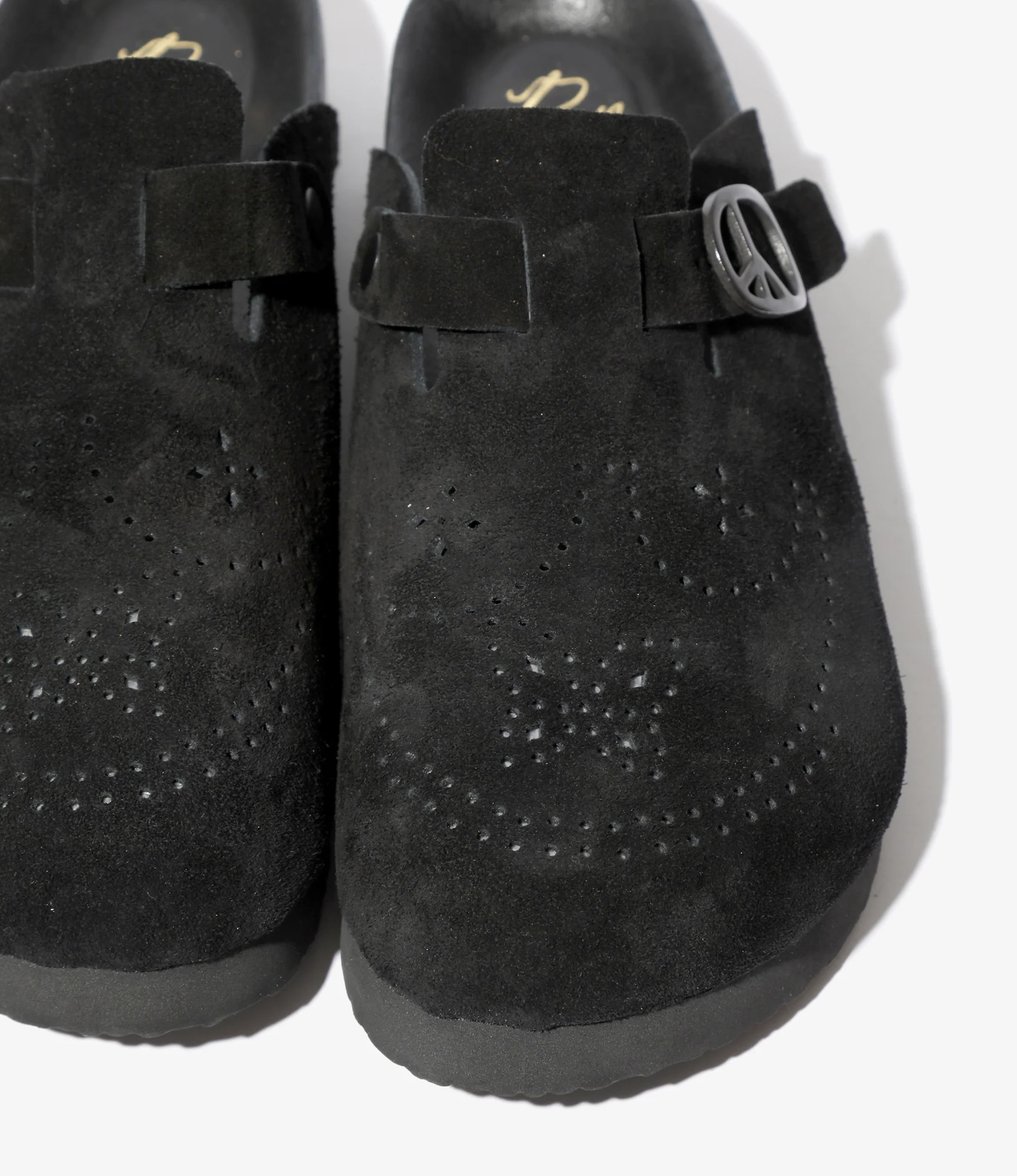 Clog Sandal - Black - Suede - Image 3