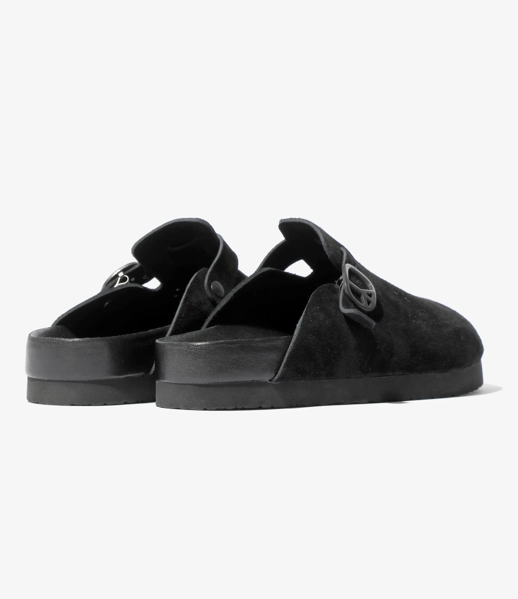 Clog Sandal - Black - Suede - Image 6
