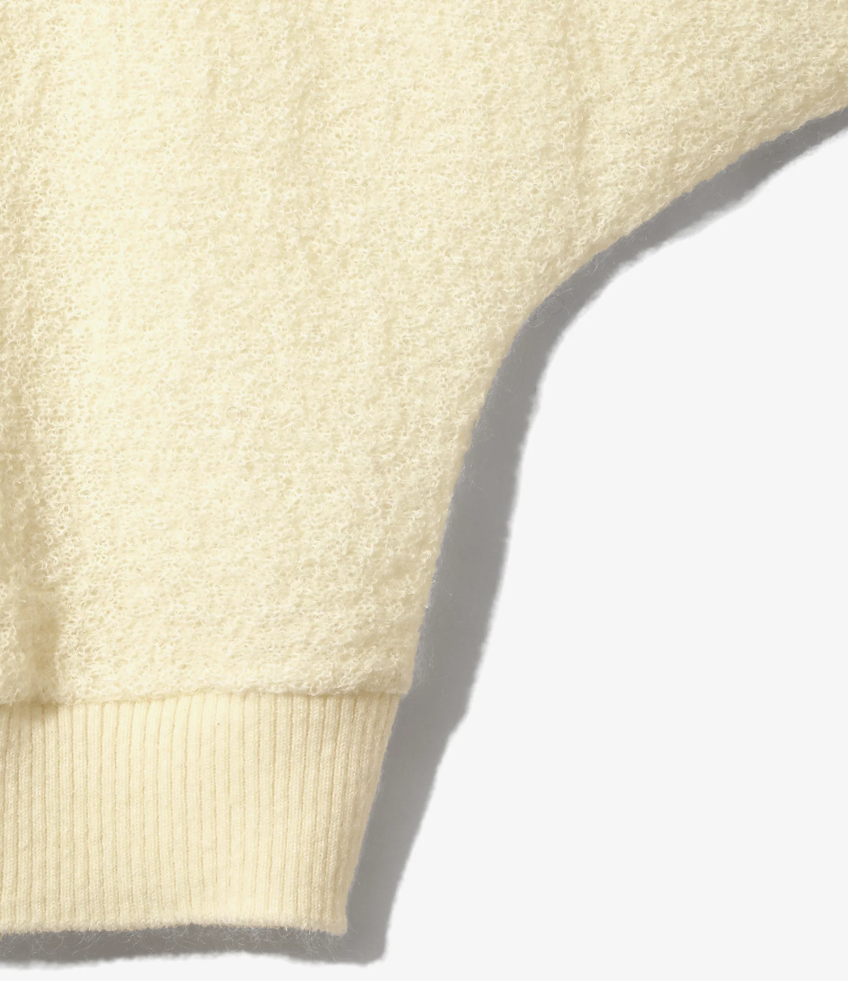 Dolman Sweater - Ivory - Crepe Weave - Image 2