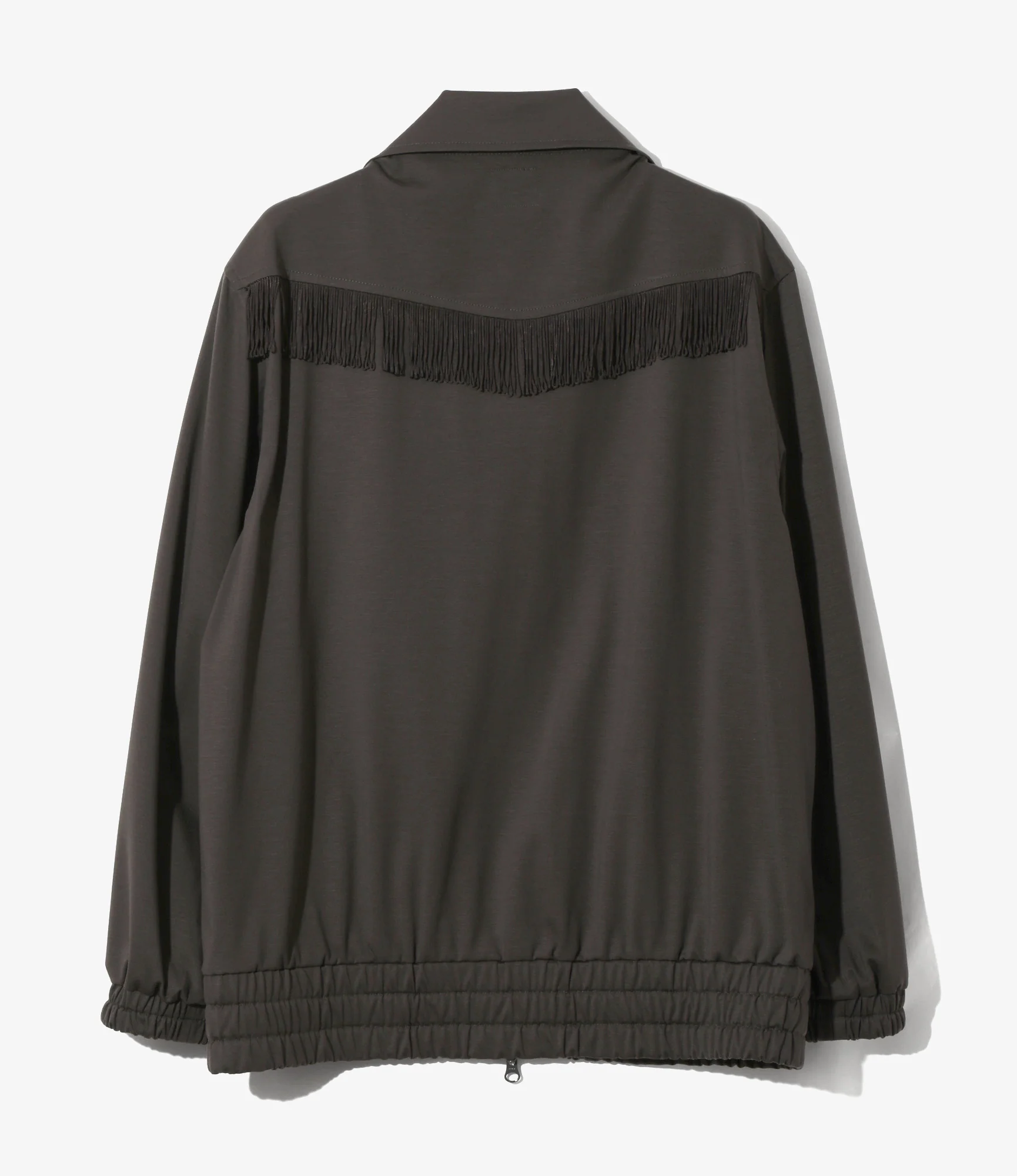 Fringe Track Jacket - Charcoal - High Count Jersey - Image 4