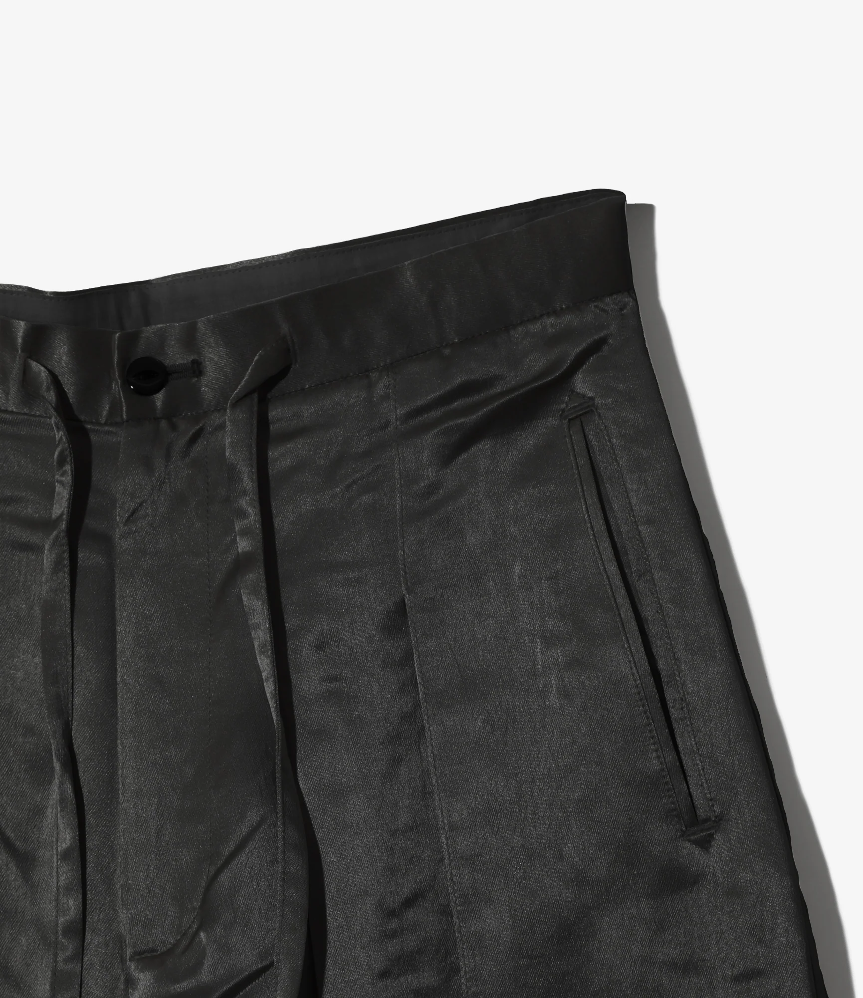 Hakama Pant - Black - Acetate Sateen - Image 2