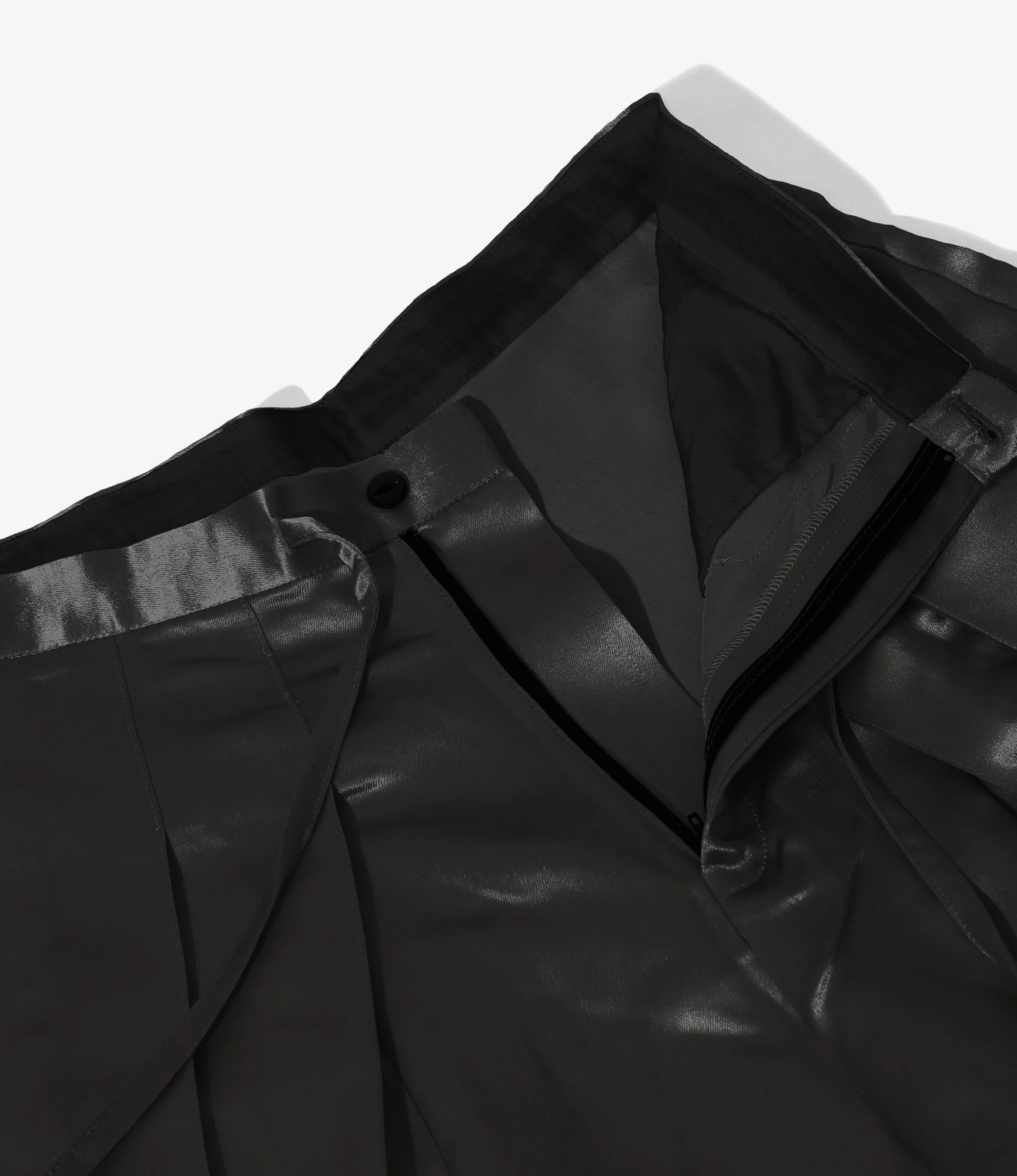 Hakama Pant - Black - Acetate Sateen - Image 3