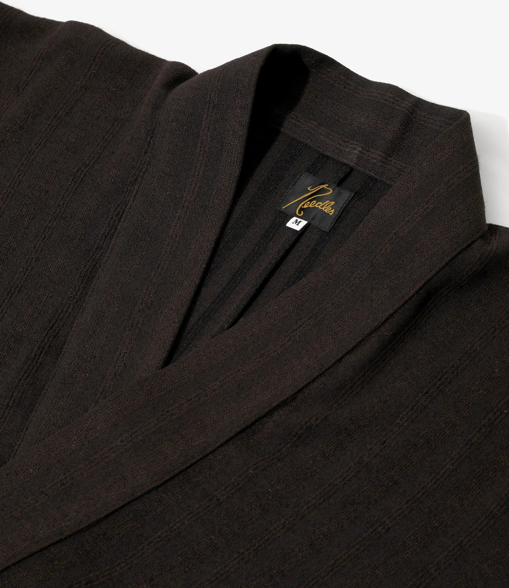 Haori Jacket - Burgundy - Alternate Stripe - Image 2