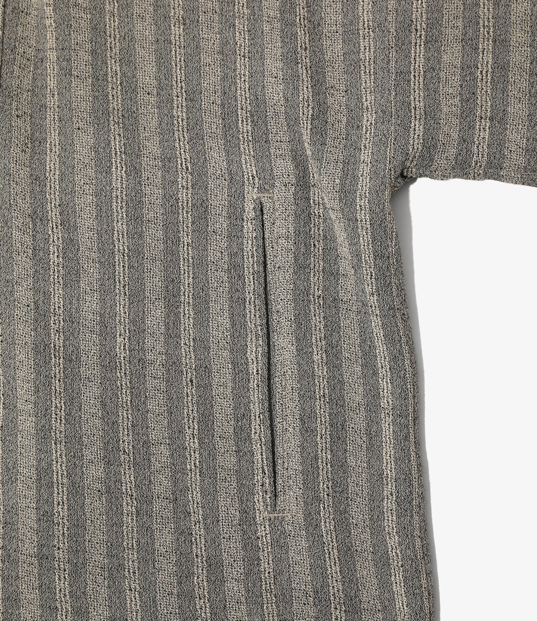 Haori Jacket - Grey - Alternate Stripe - Image 3