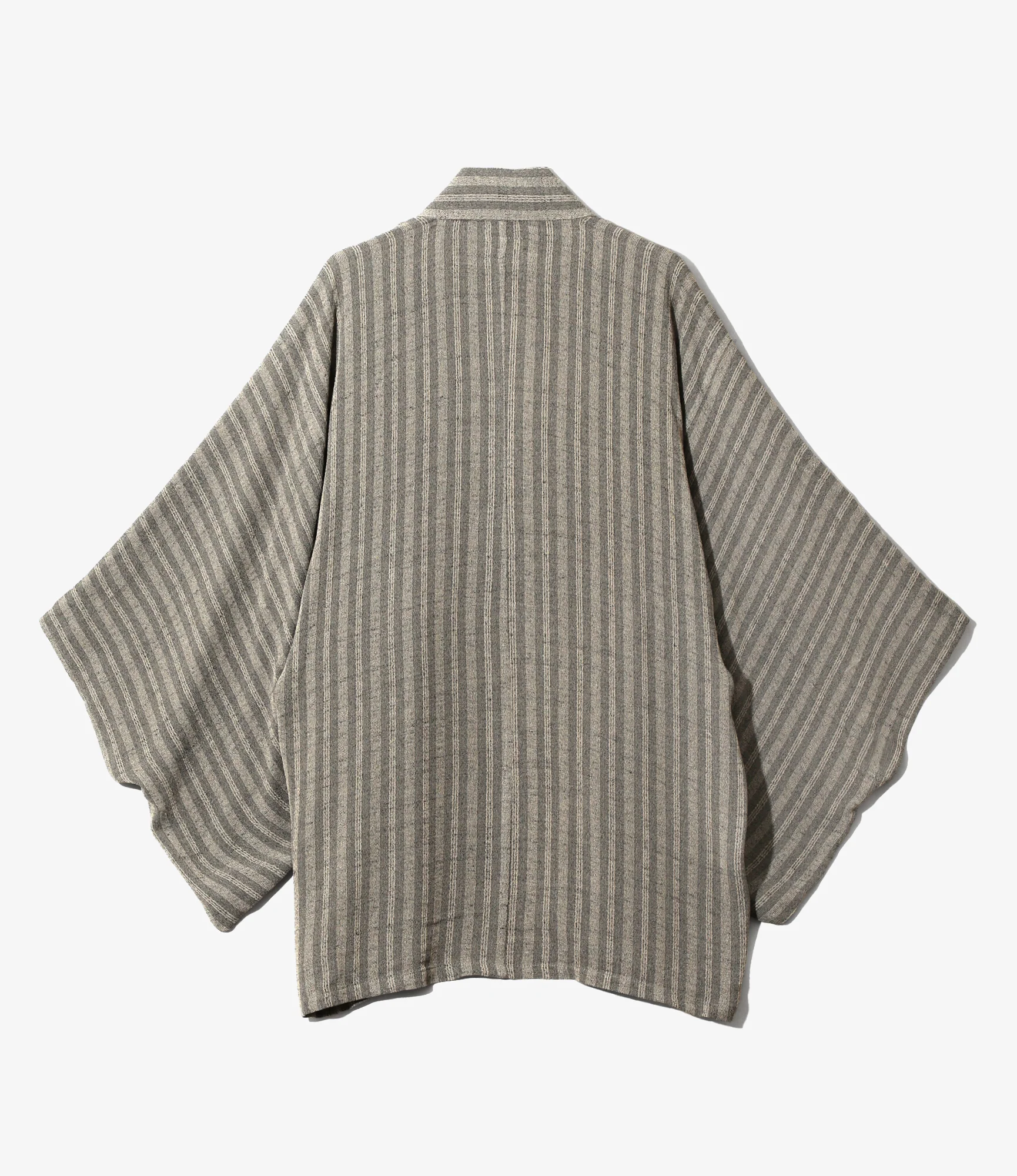 Haori Jacket - Grey - Alternate Stripe - Image 4