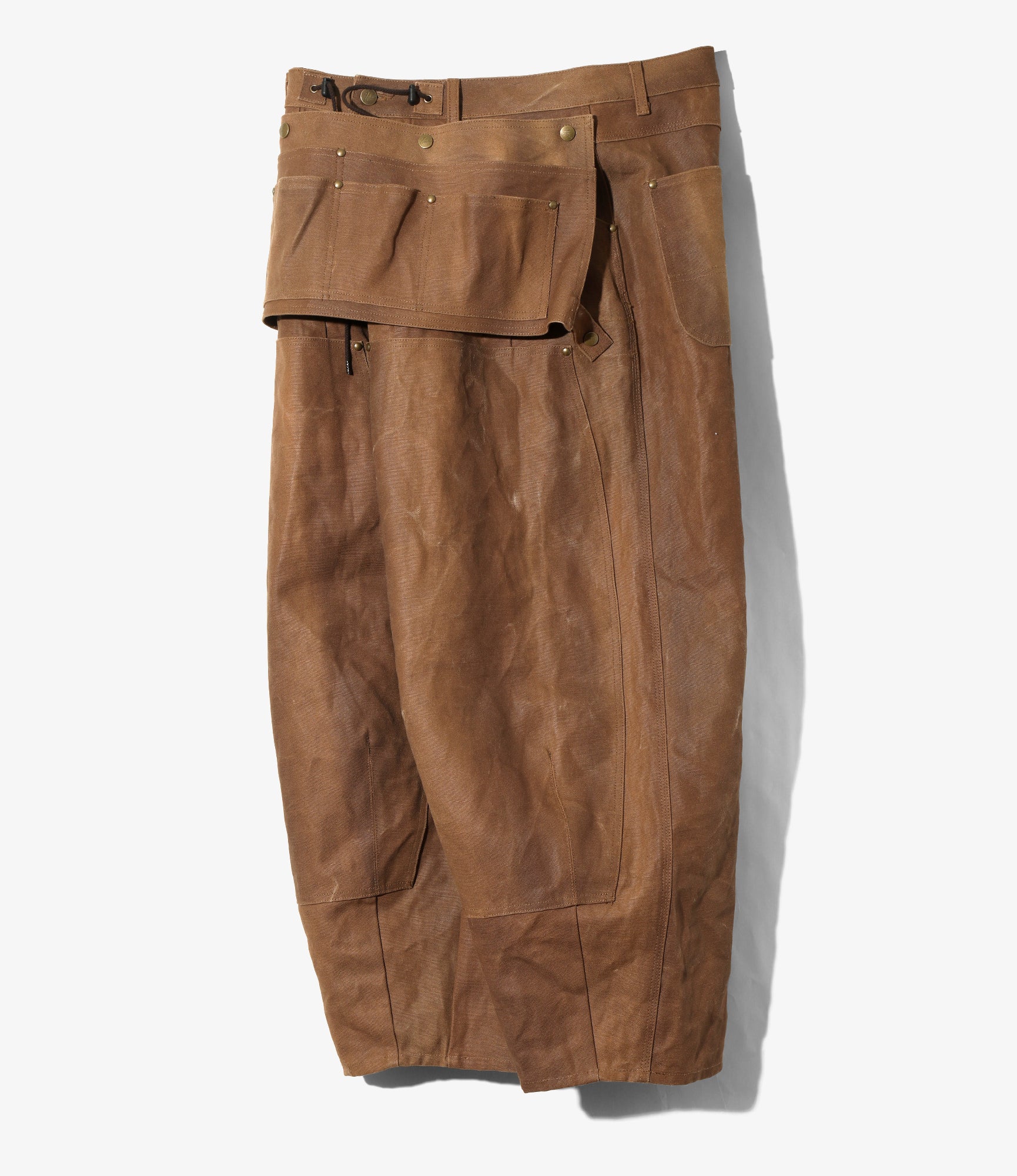 H.D. Apron Painter Pant - Dk. Brown - Duck Canvas / Kakishibu Paint - Image 4