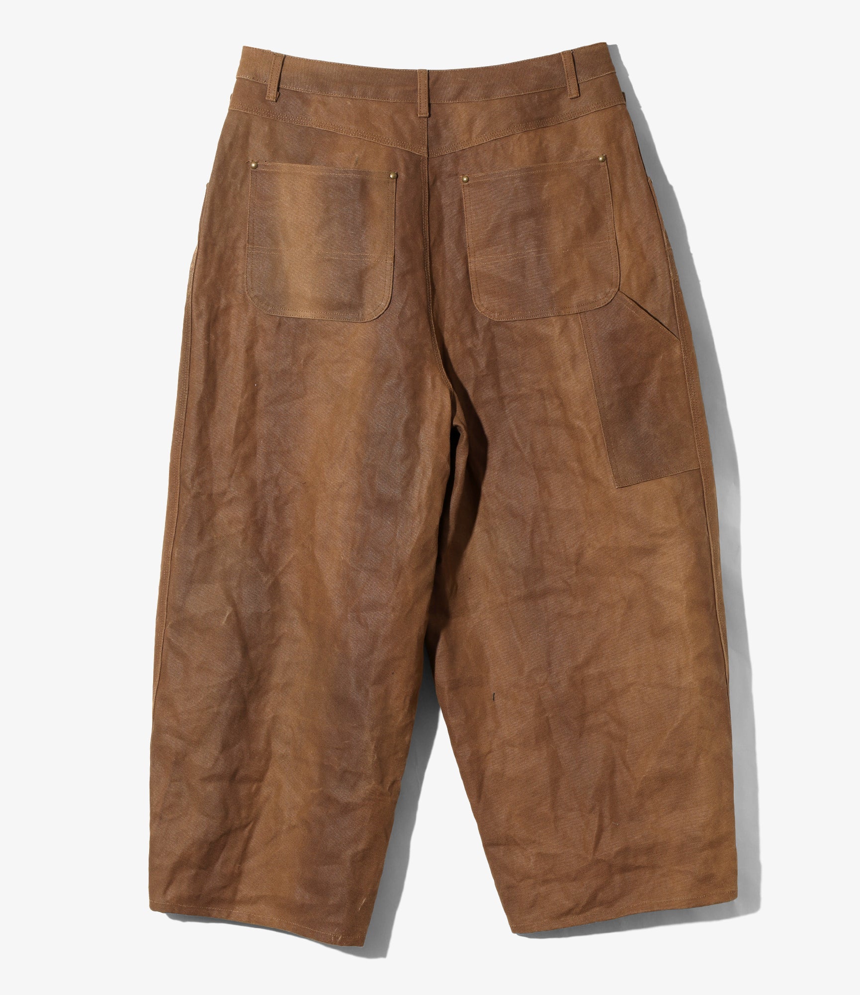 H.D. Apron Painter Pant - Dk. Brown - Duck Canvas / Kakishibu Paint - Image 5