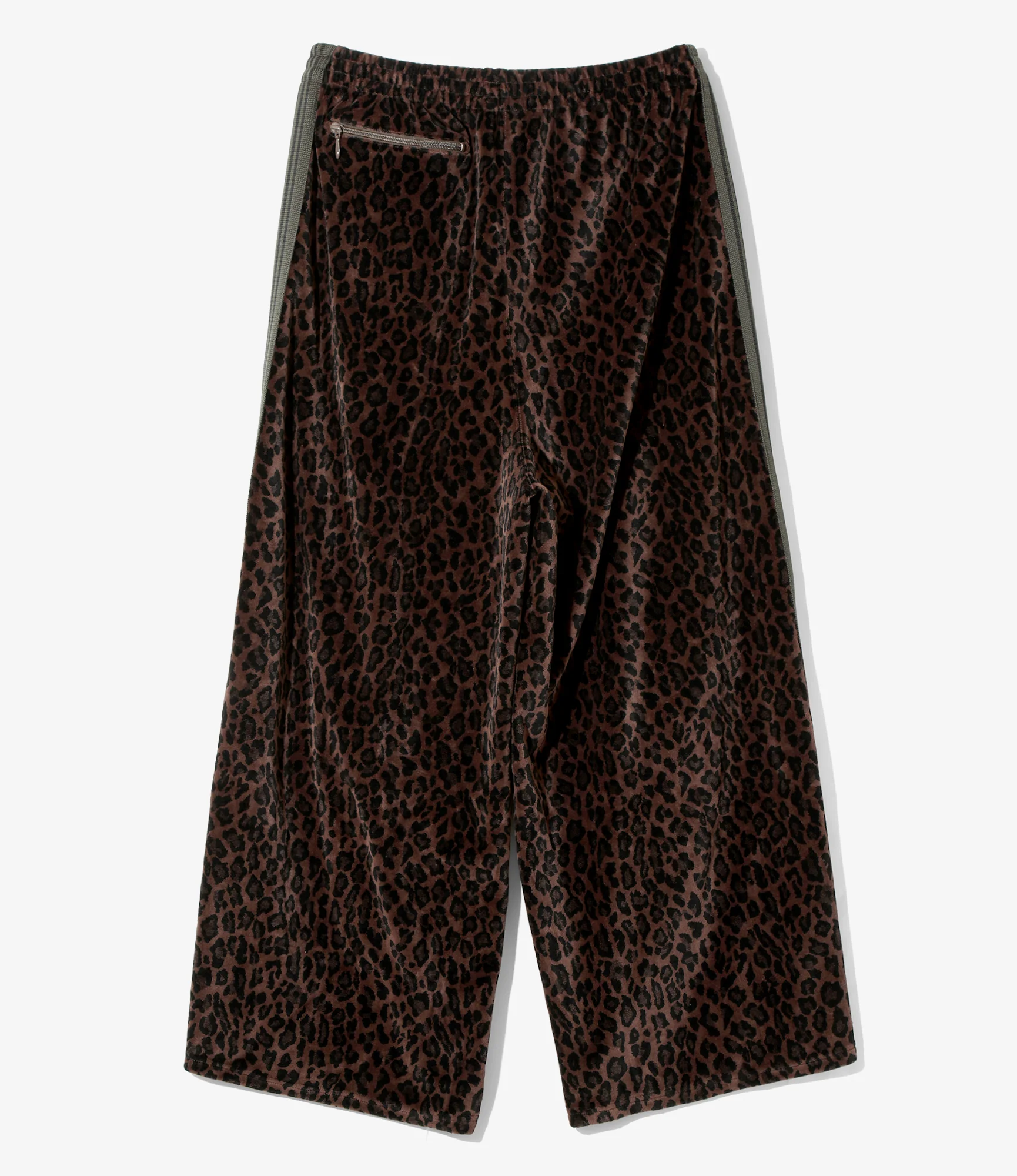 Nepenthes Special - H.D. Track Pant - Brown - Leopard Velour - Image 5
