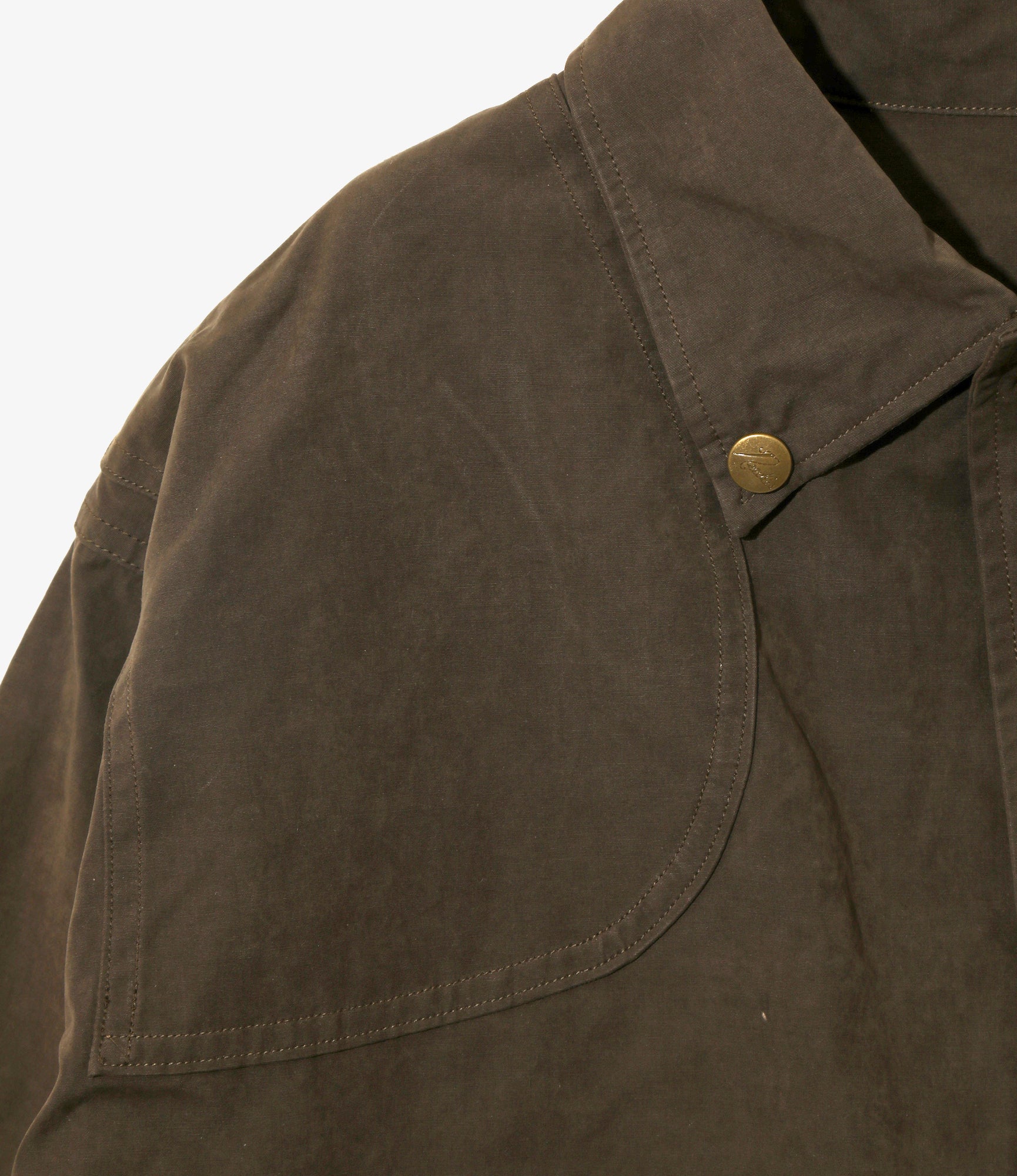 Hunting Jacket - Brown - Waxed Cloth - Image 2