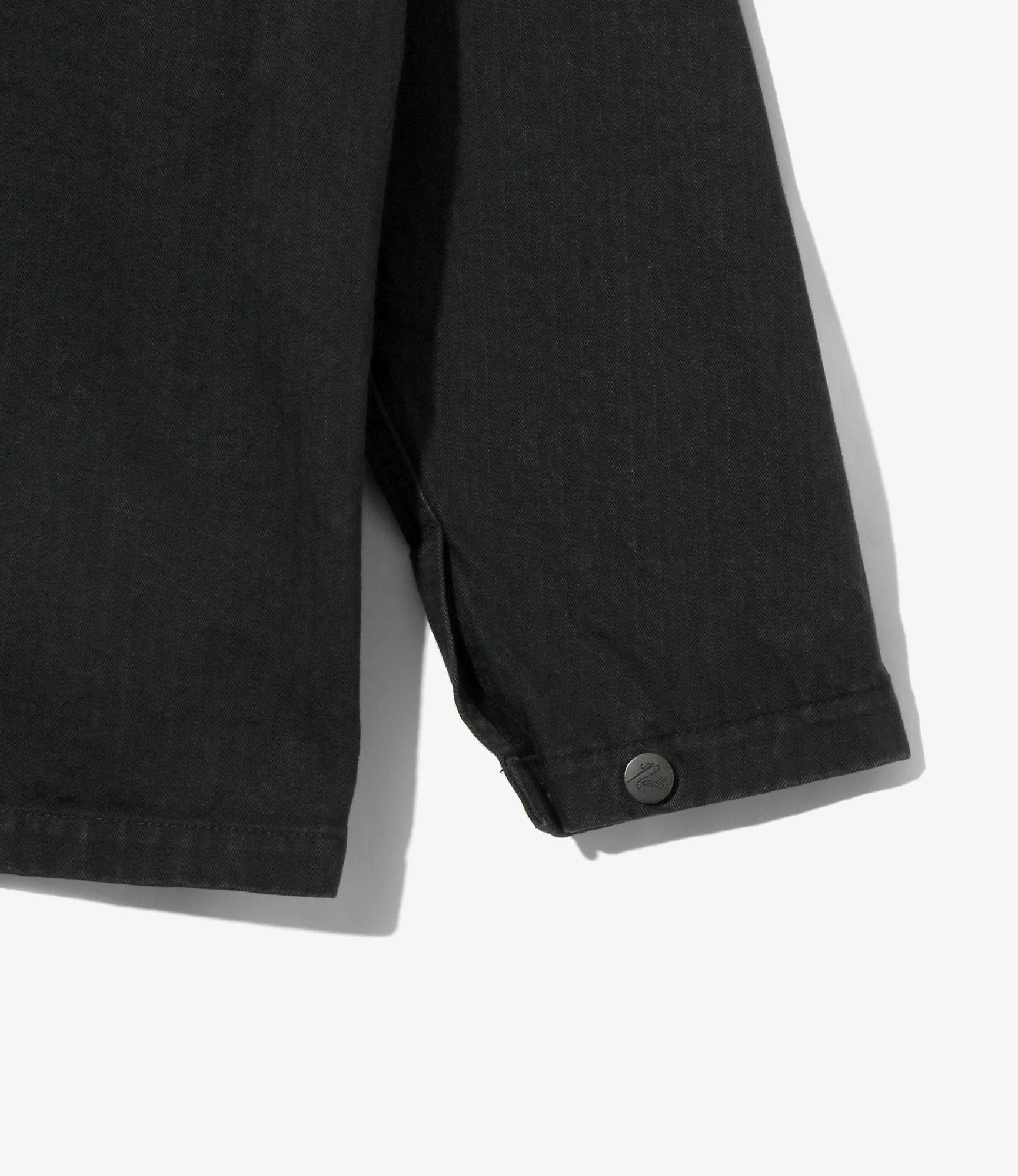 N-3 Jacket - Black - Cotton Herringbone - Image 4