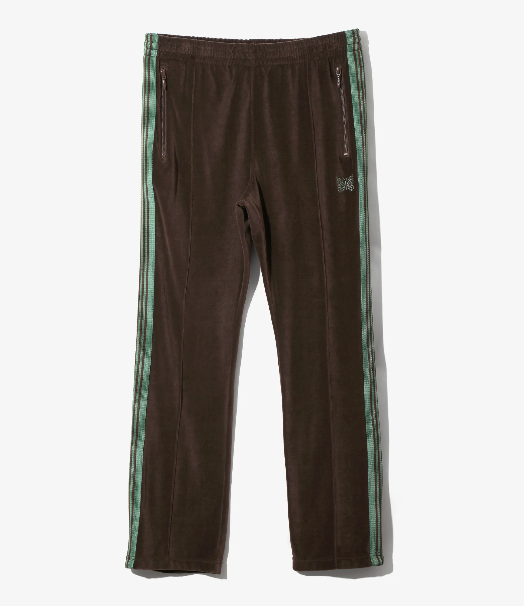 Narrow Track Pant - Brown - C/PE Velour