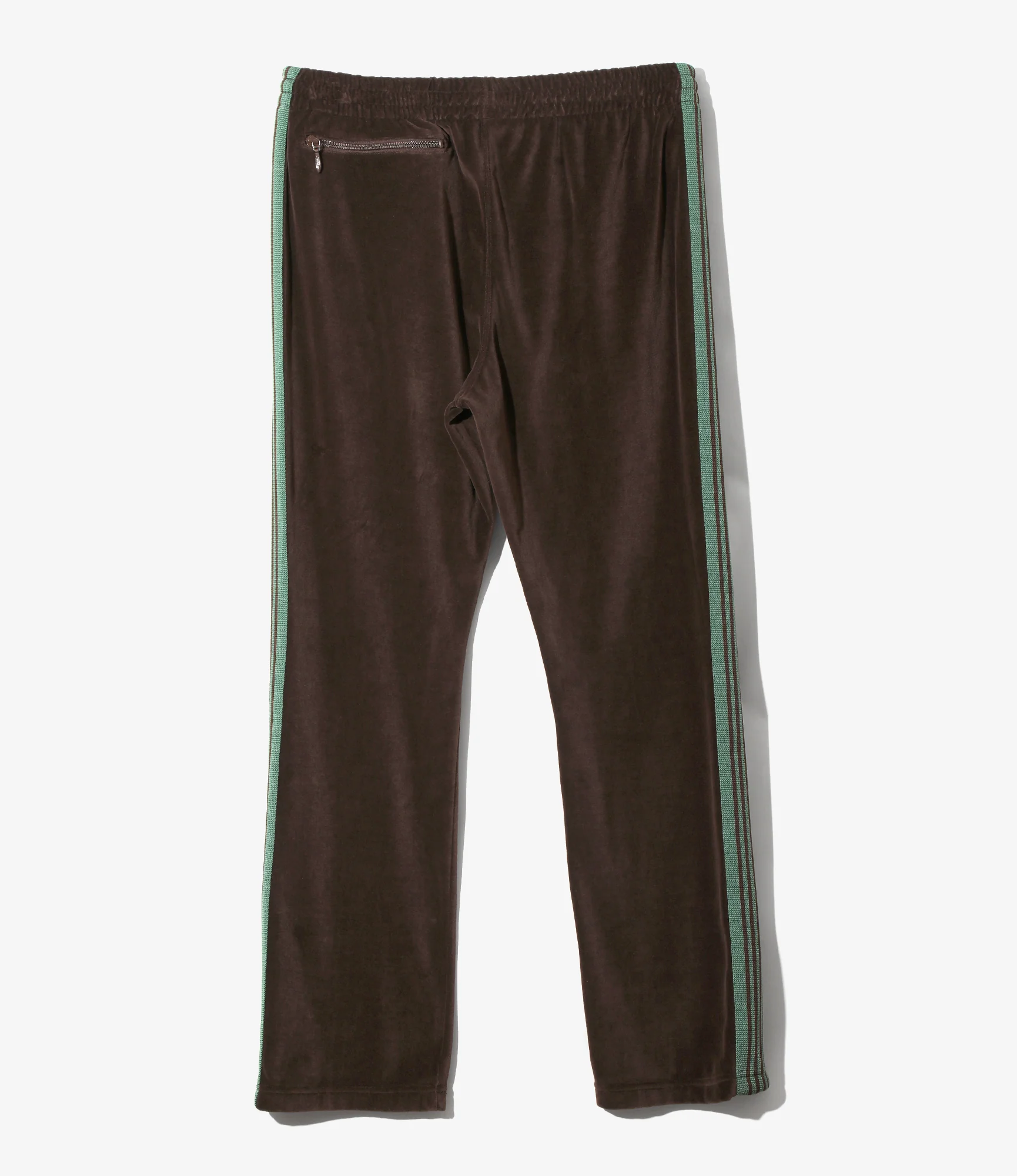 Narrow Track Pant - Brown - C/PE Velour - Image 5