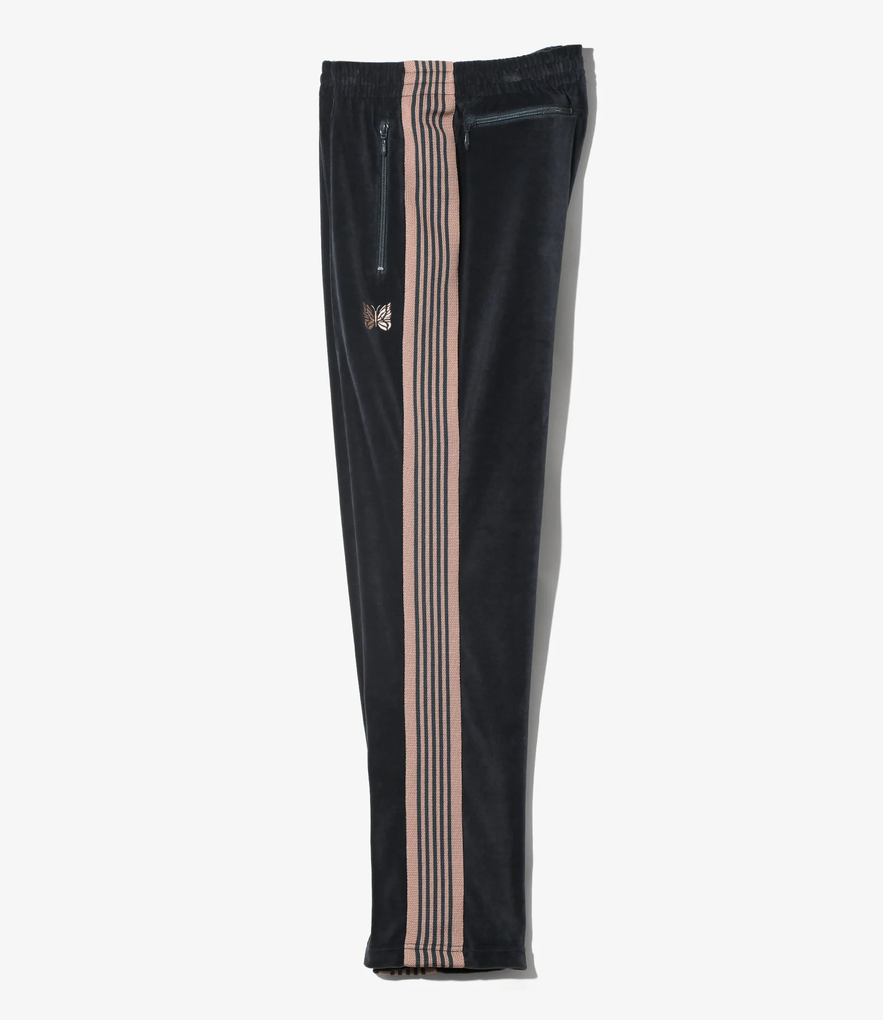 Narrow Track Pant - Steel Blue - C/PE Velour - Image 3