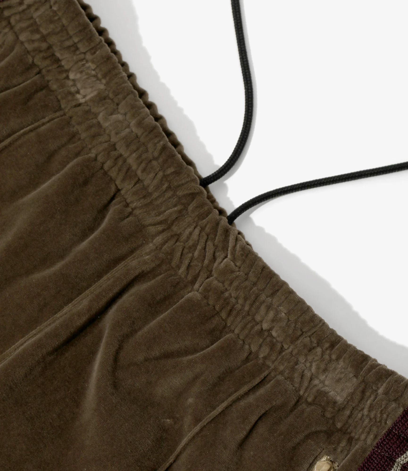Narrow Track Pant - Taupe - C/PE Velour - Image 4