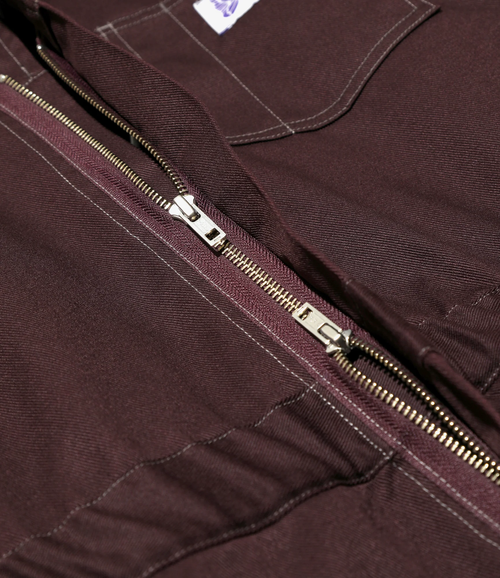Nepenthes Special - Coverall - Burgundy - PE/C Twill - Image 5