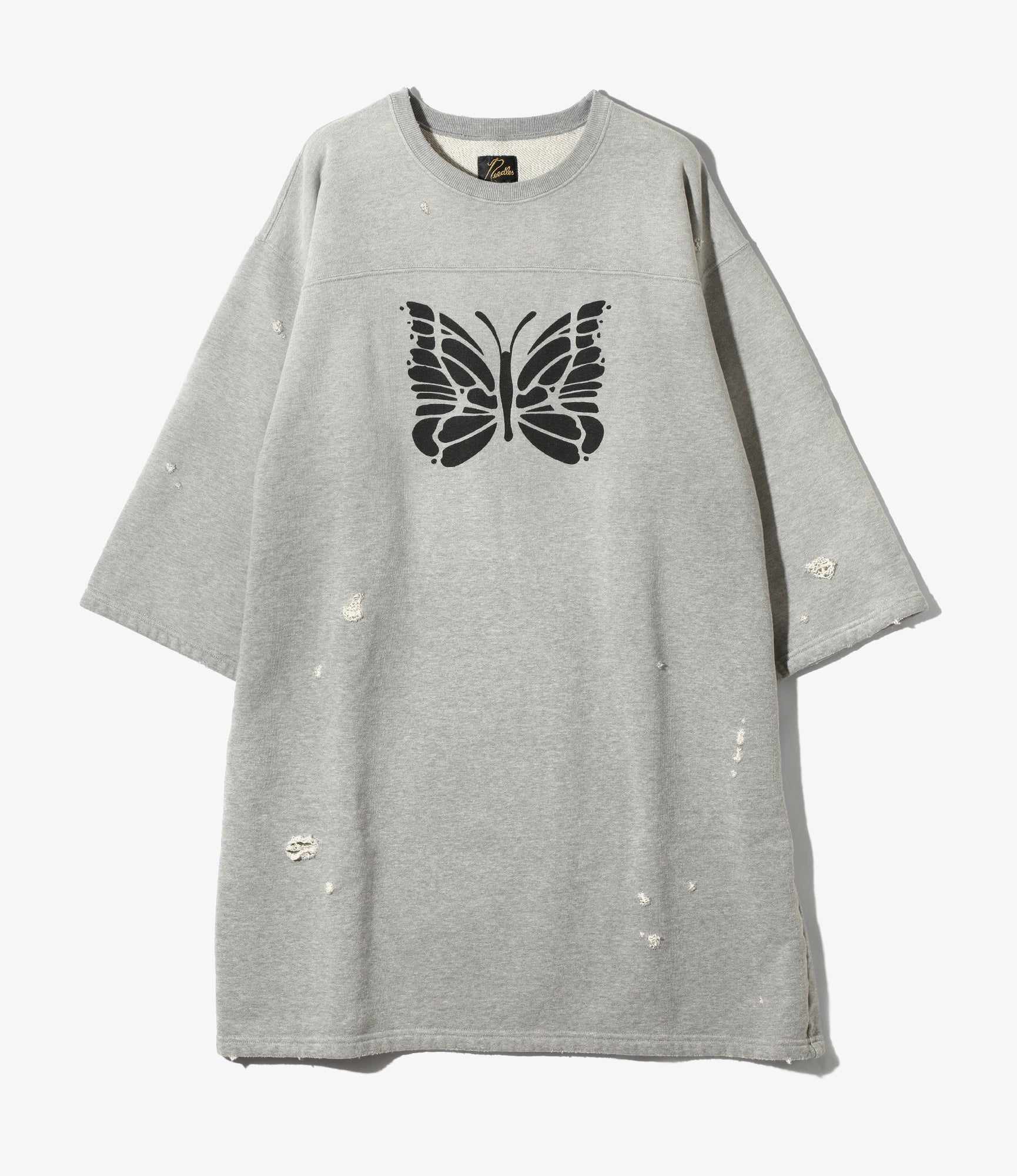 Nepenthes Special - Women's Deconstructed Hockey Dress - H.Grey - Cotton French Terry