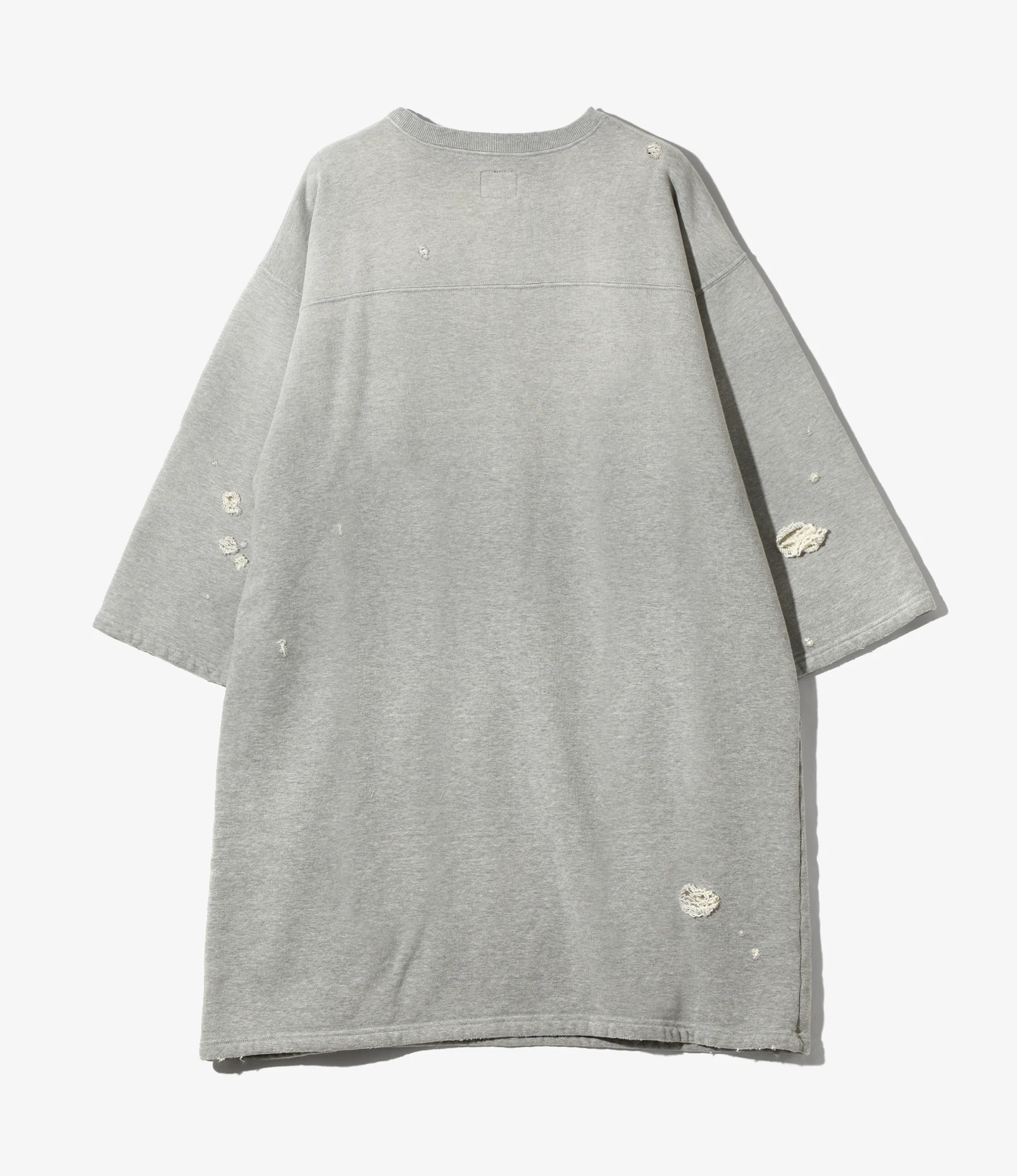 Nepenthes Special - Women's Deconstructed Hockey Dress - H.Grey - Cotton French Terry - Image 4