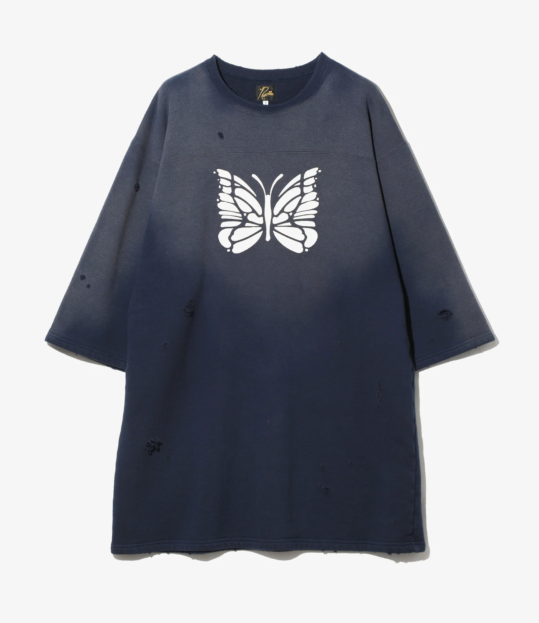 Nepenthes Special - Women's Deconstructed Hockey Dress - Navy - Cotton French Terry