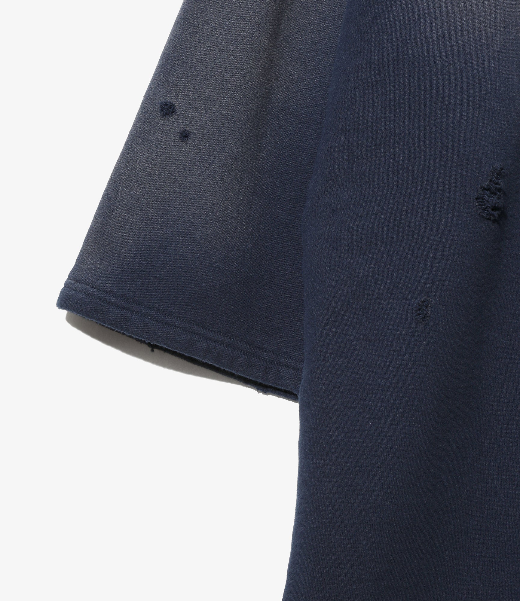 Nepenthes Special - Women's Deconstructed Hockey Dress - Navy - Cotton French Terry - Image 3