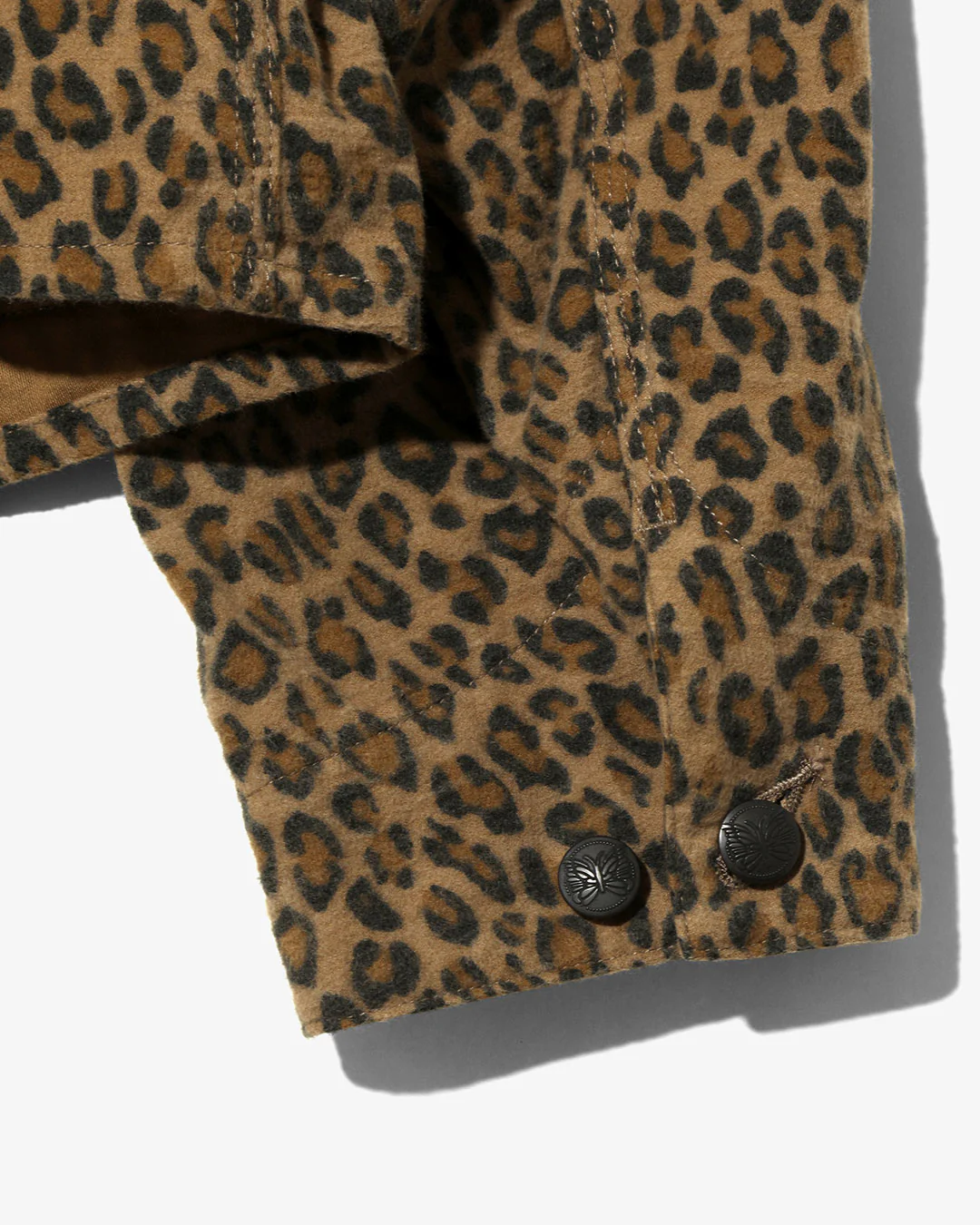 Nepenthes Special - Women's Engineered Jacket - Leopard - Brushed Sateen - Image 5