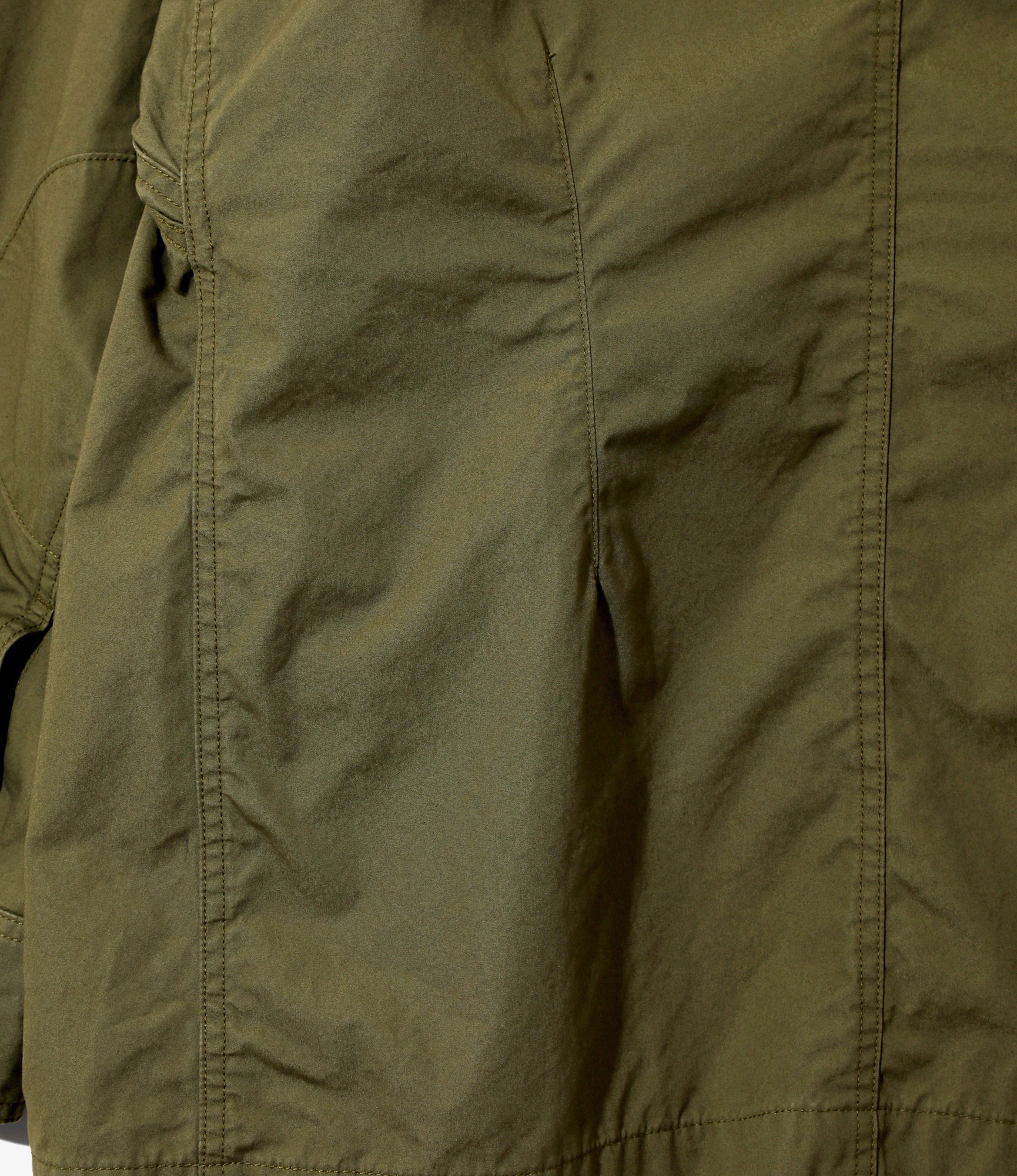 Officer Coat - Olive - Cotton Weather Cloth - Image 6