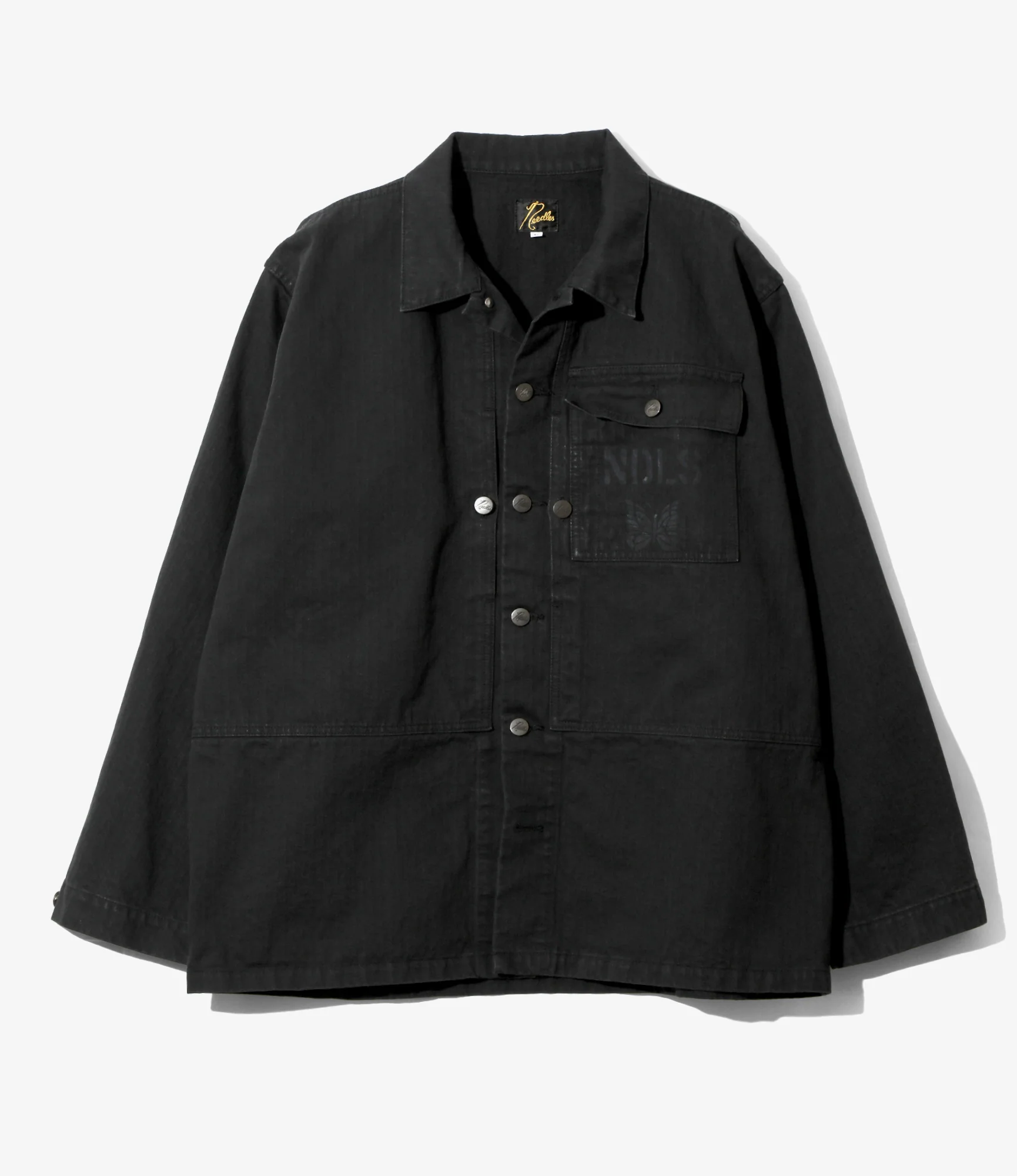 P-44 Jacket - Black - Cotton Herringbone