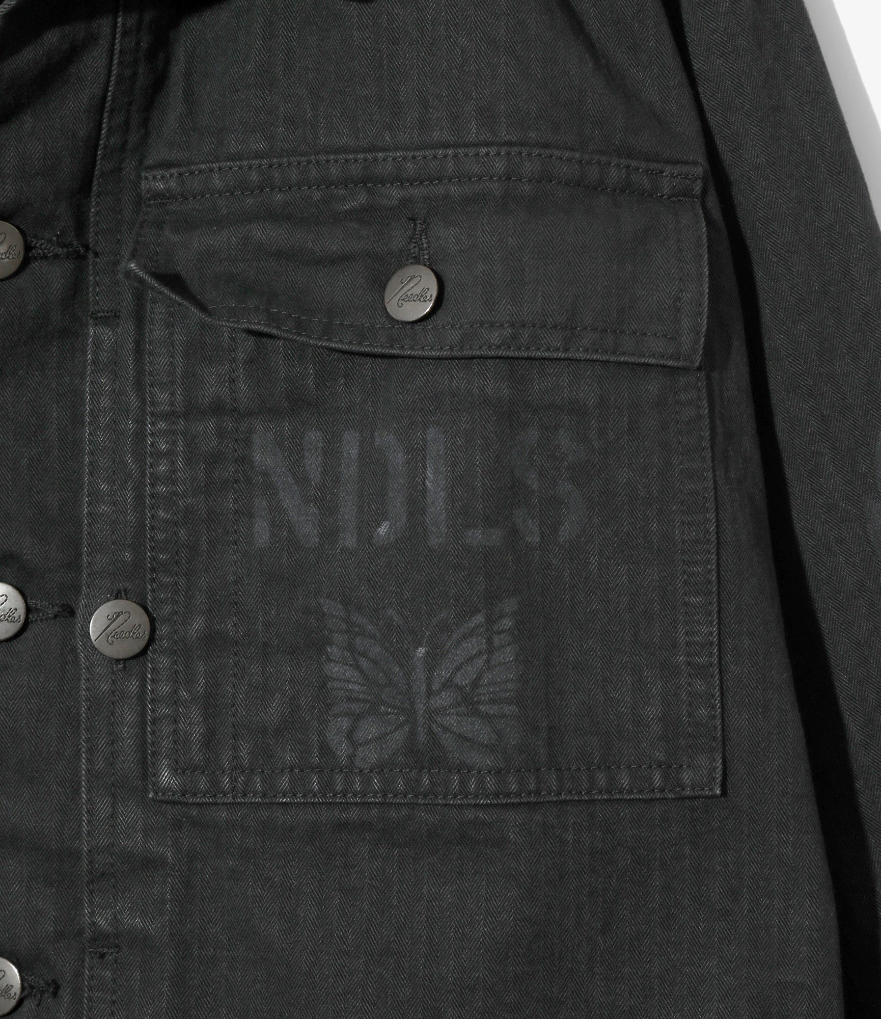 P-44 Jacket - Black - Cotton Herringbone - Image 3