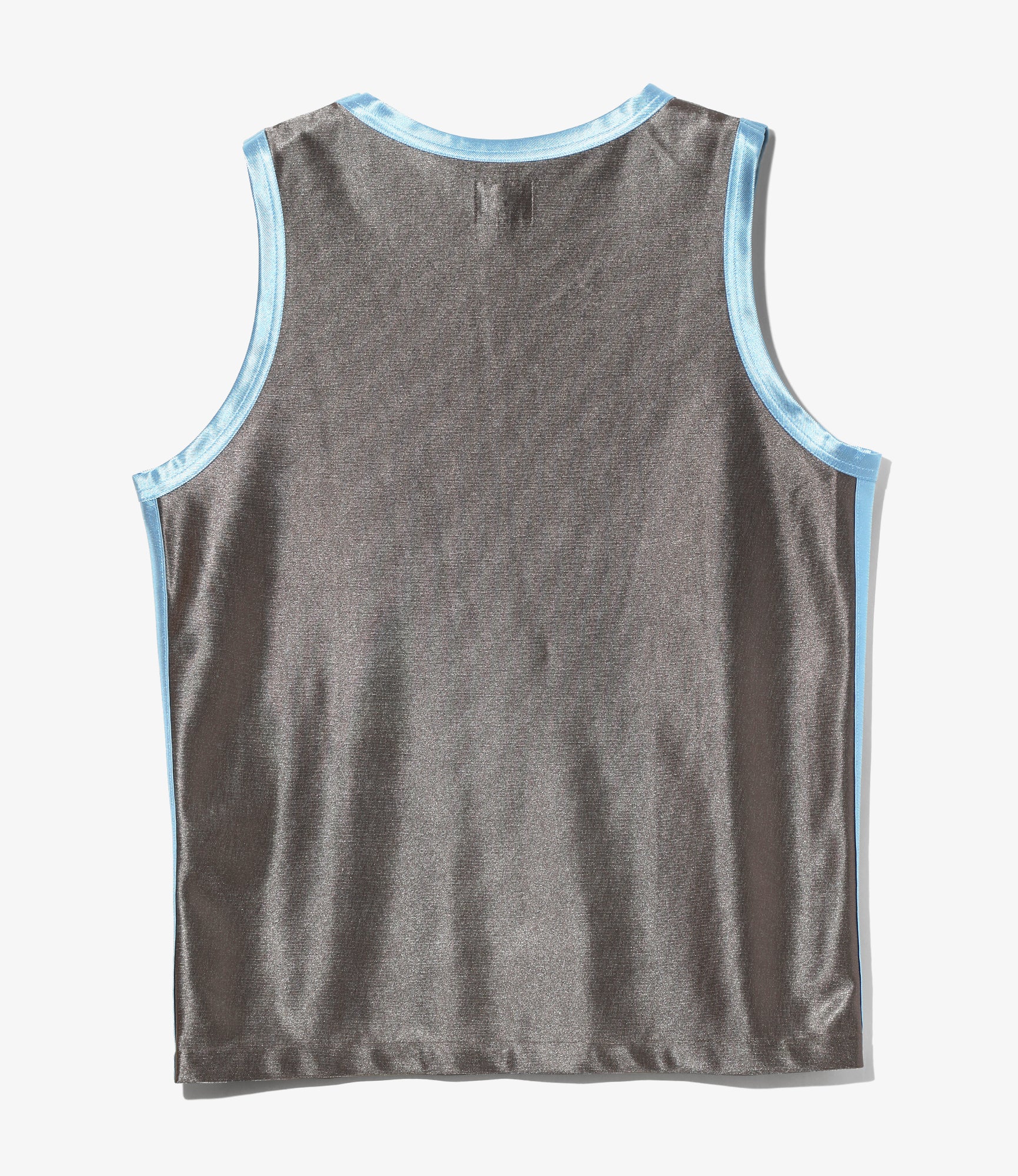 Papillon Emb. Side Line Tank Top - Greige - Tricot Sateen - Image 4