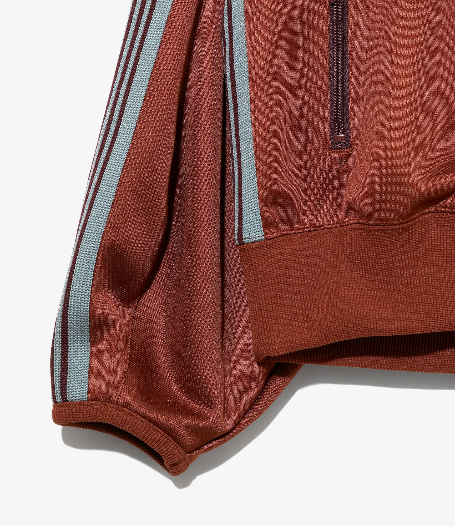 Nepenthes Special - Puff Sleeve Track Jacket - Rust - Poly Smooth - Image 4