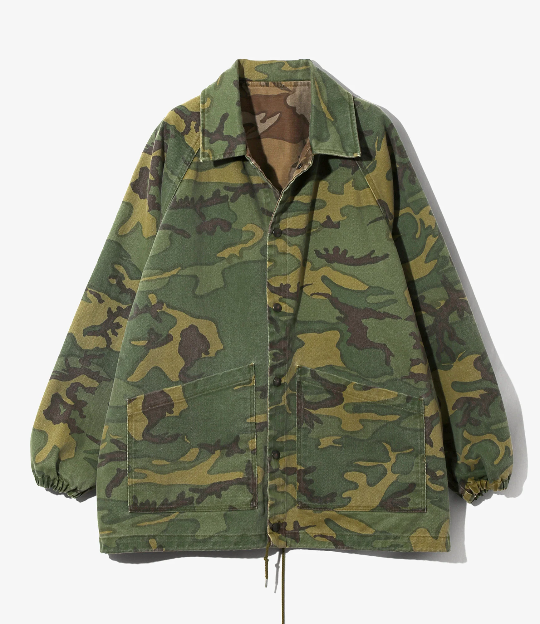Reversible Coach Jacket - Camo - Camo Twill