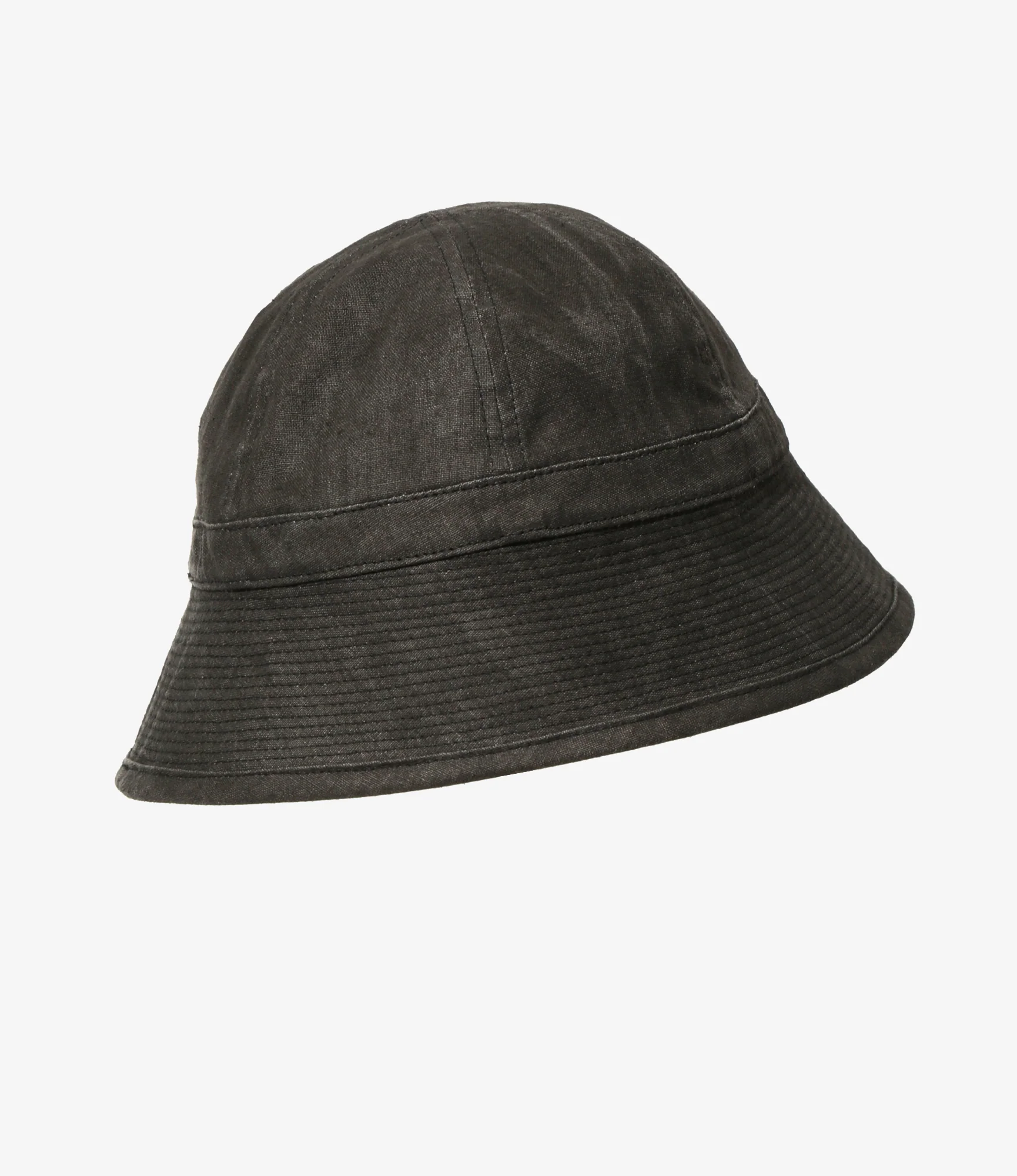Sailor Hat - Black - C/L Canvas / Sumi Dye - Image 3