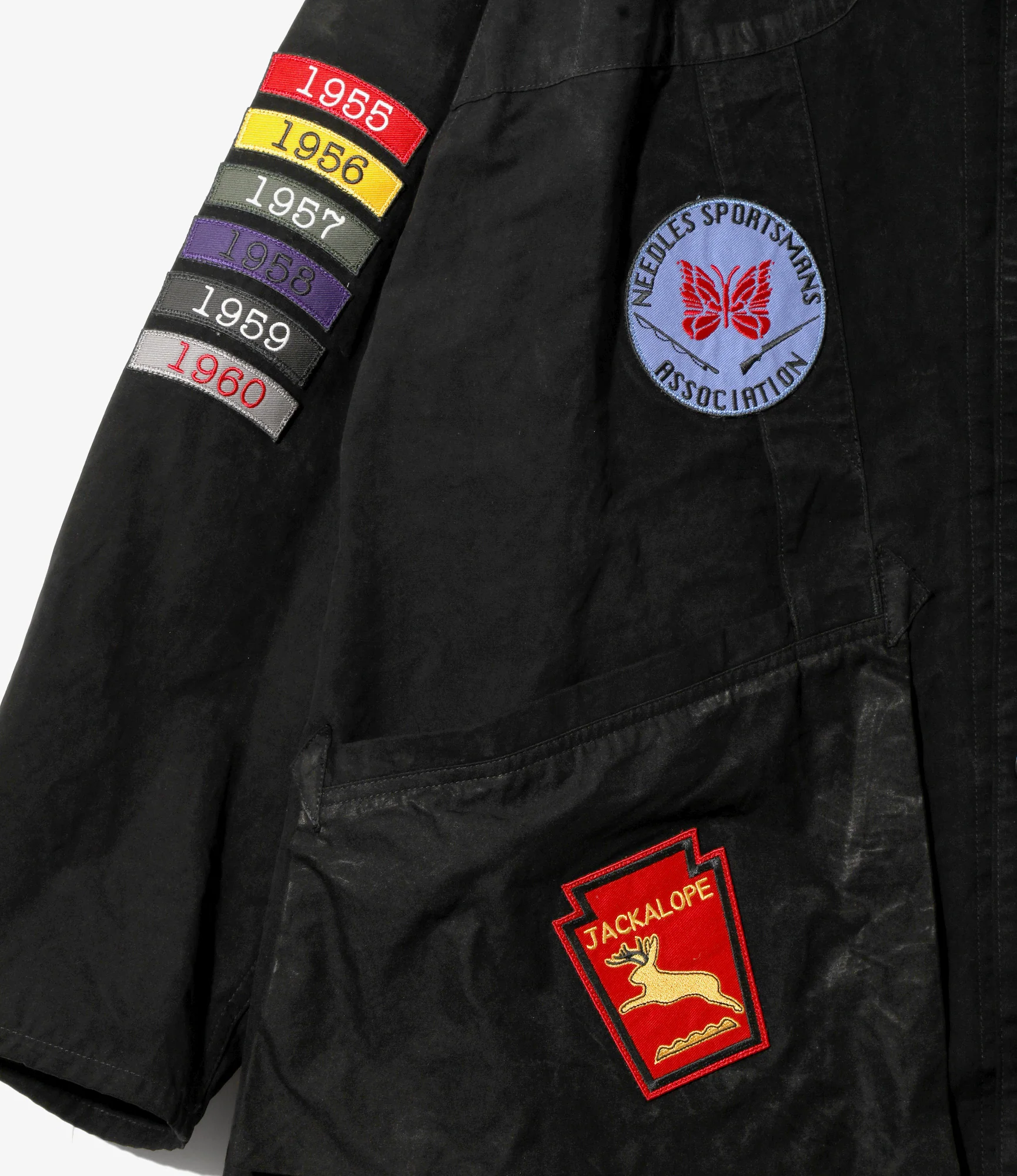 Shooting Jacket - Black - Waxed Cloth - Image 3