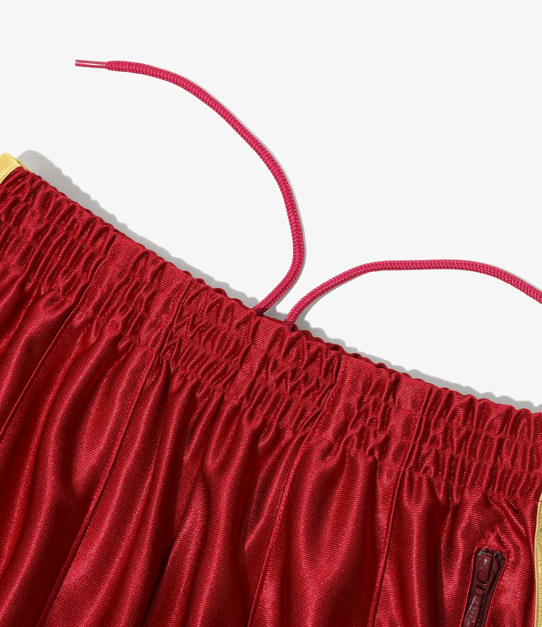 Side Line Track Short - Red - Tricot Sateen - Image 2