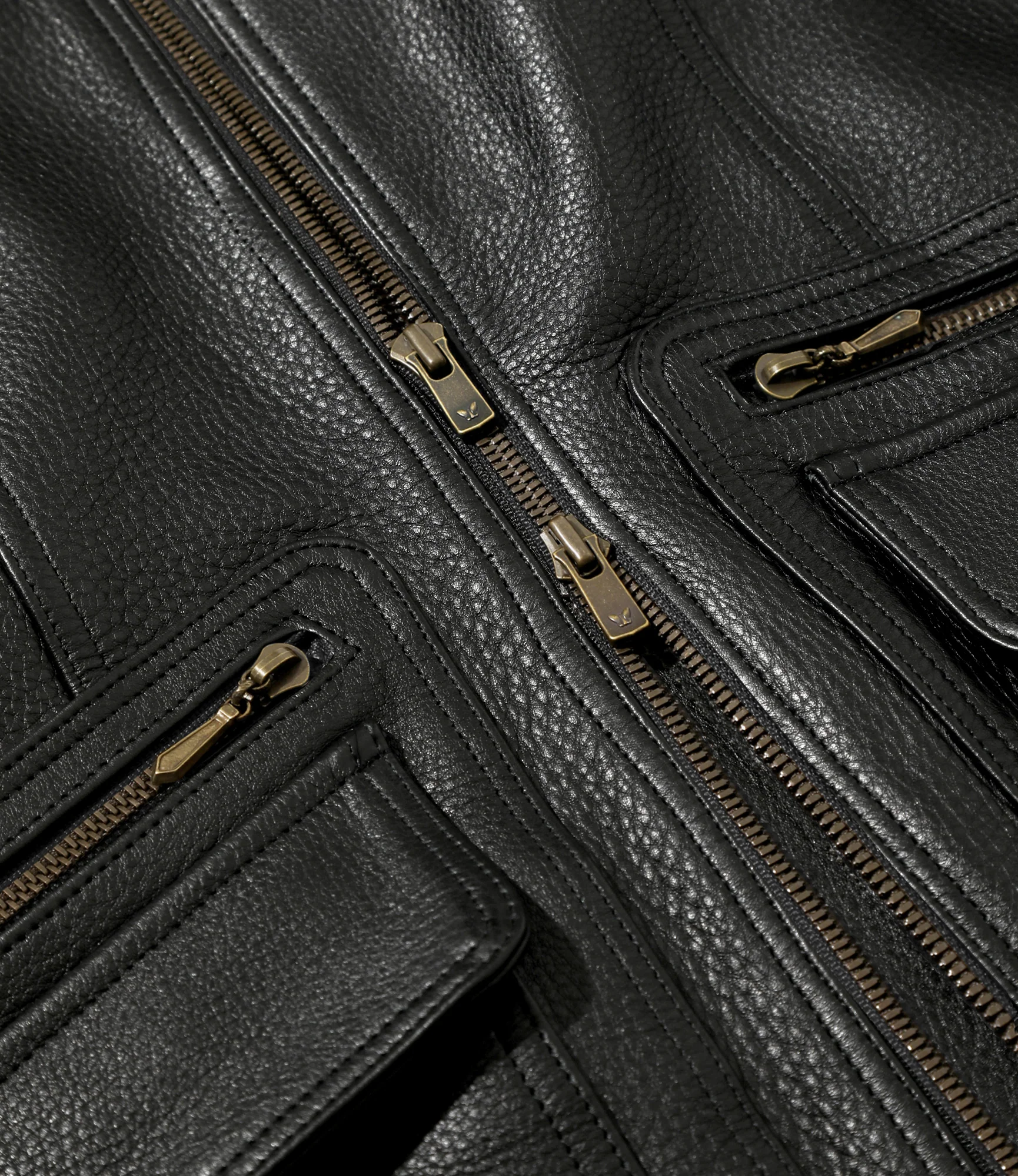 Southern Jacket - Black - Grained Leather - Image 3