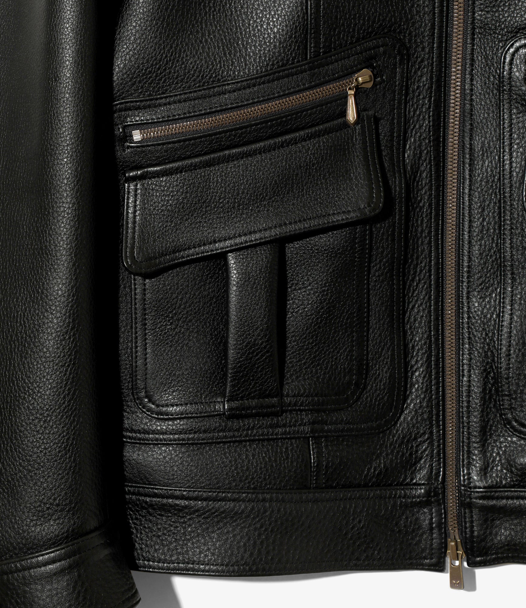 Southern Jacket - Black - Grained Leather - Image 4