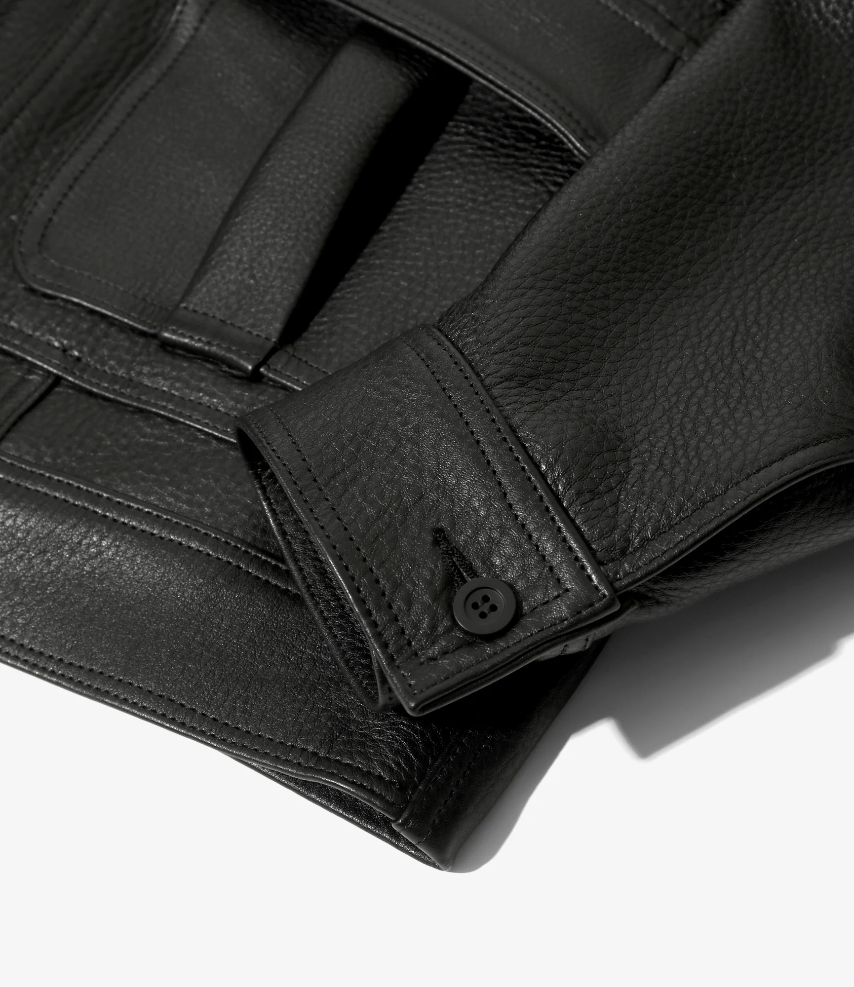 Southern Jacket - Black - Grained Leather - Image 5