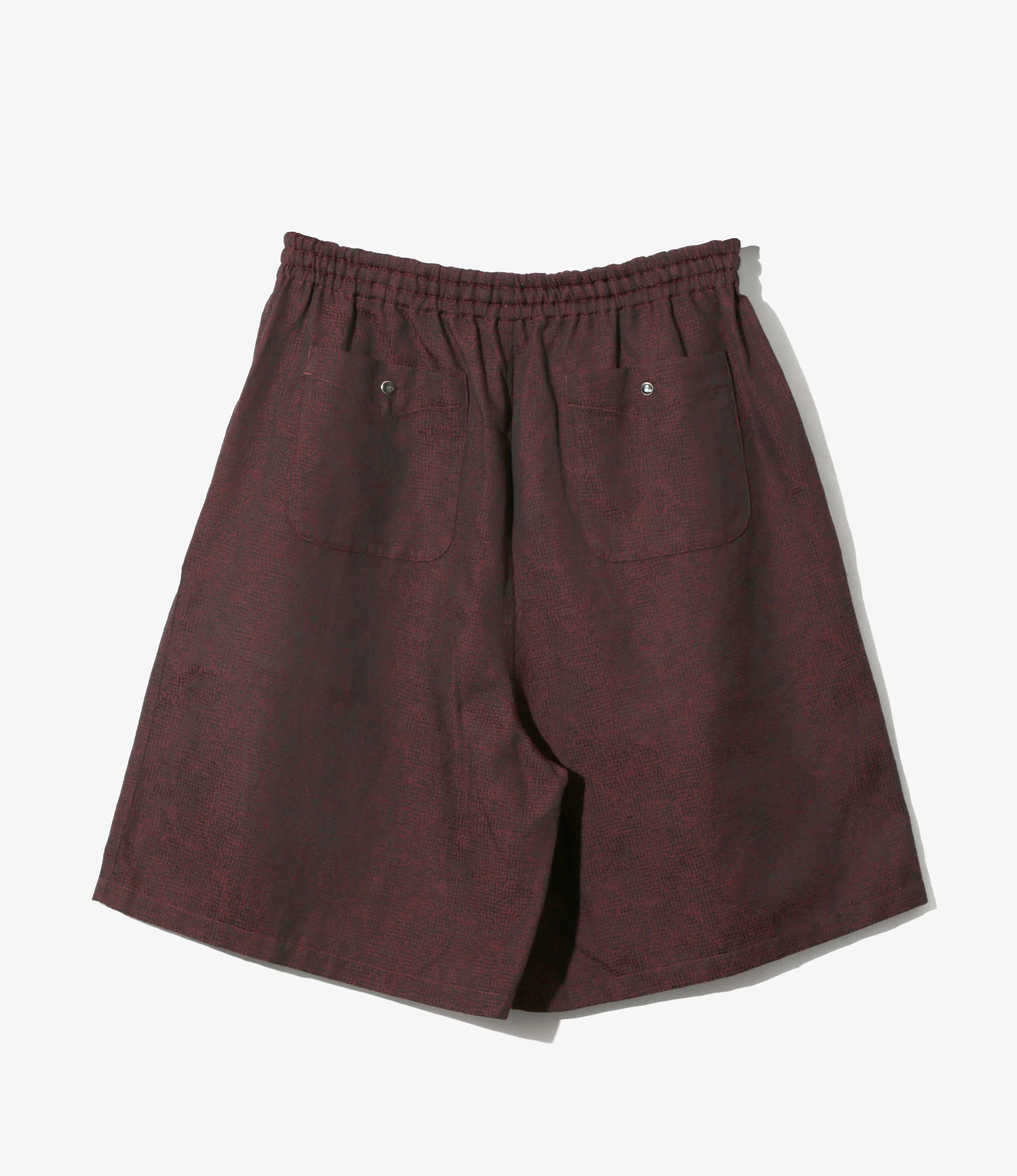 String Cowboy H.D. Short - Burgundy - Micro Shadow Plaid - Image 3