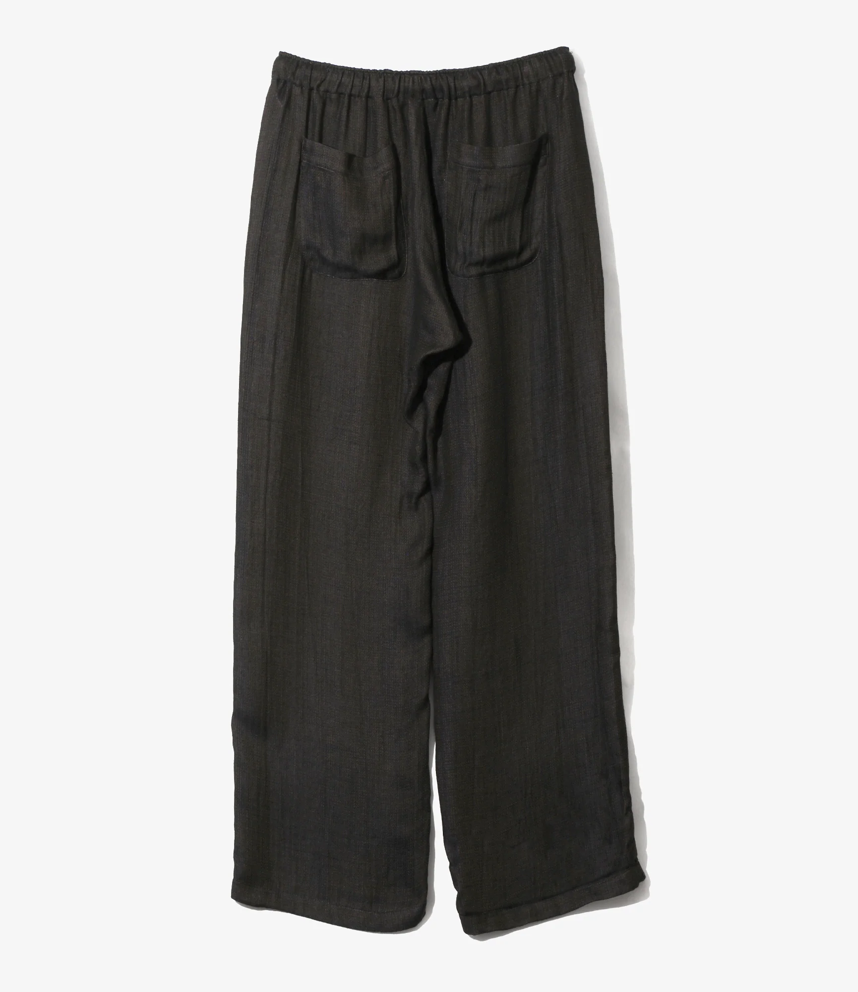 String Easy Pant - Purple - Rayon Double Face Gauze - Image 3