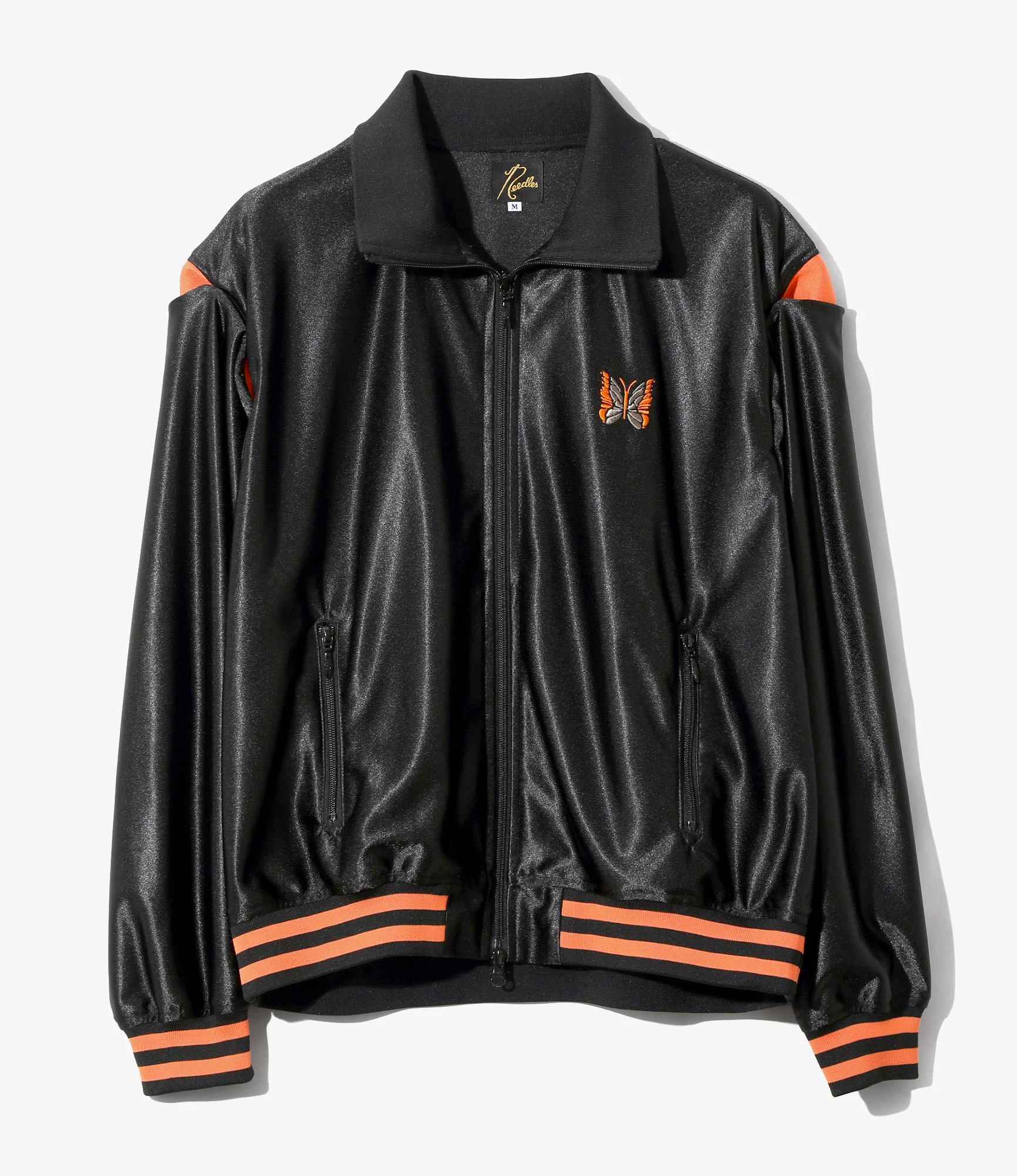 Track Jacket - Black - Tricot Sateen
