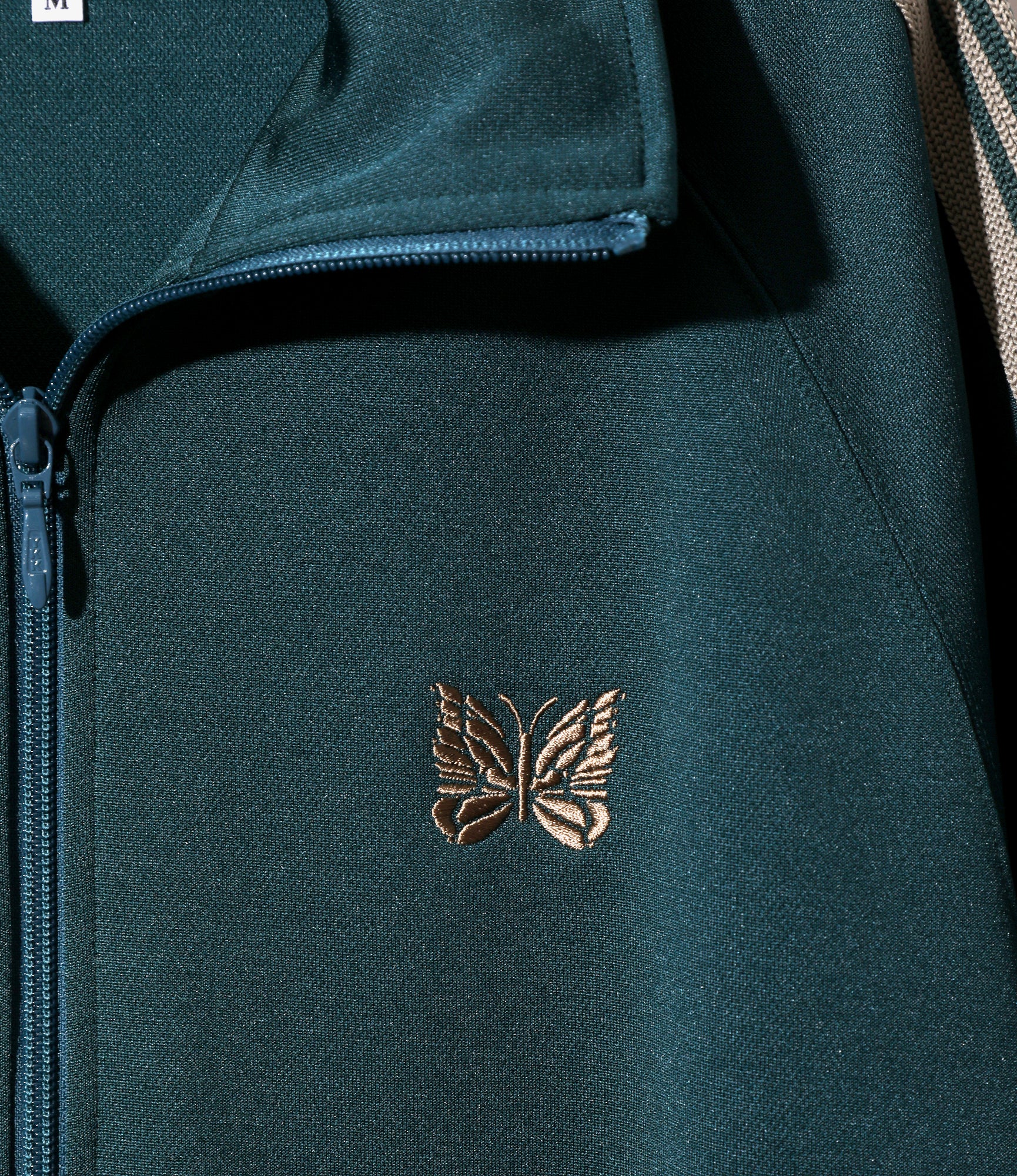 Track Jacket - Green - Poly Smooth - Image 2