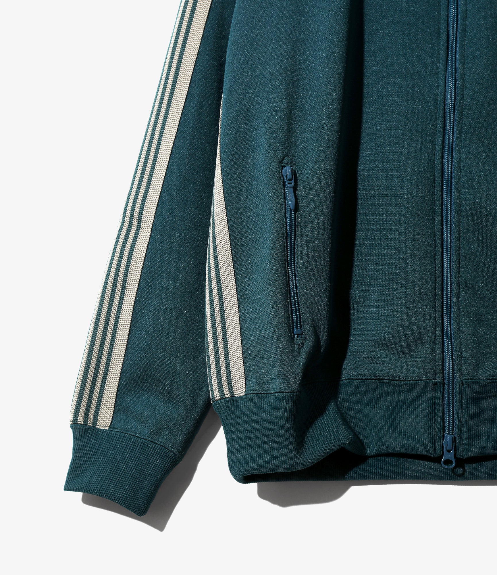 Track Jacket - Green - Poly Smooth - Image 3
