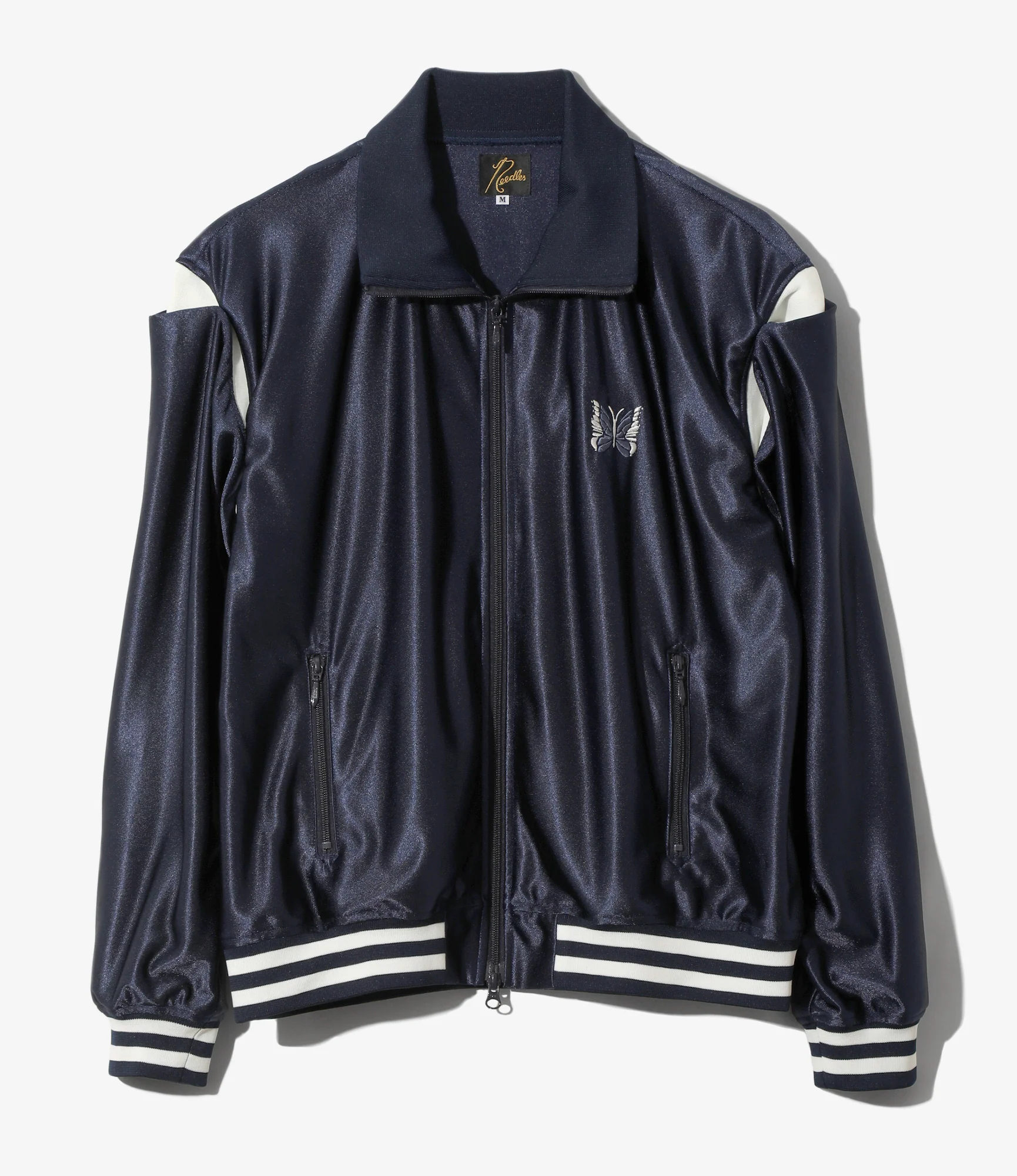 Track Jacket - Navy - Tricot Sateen