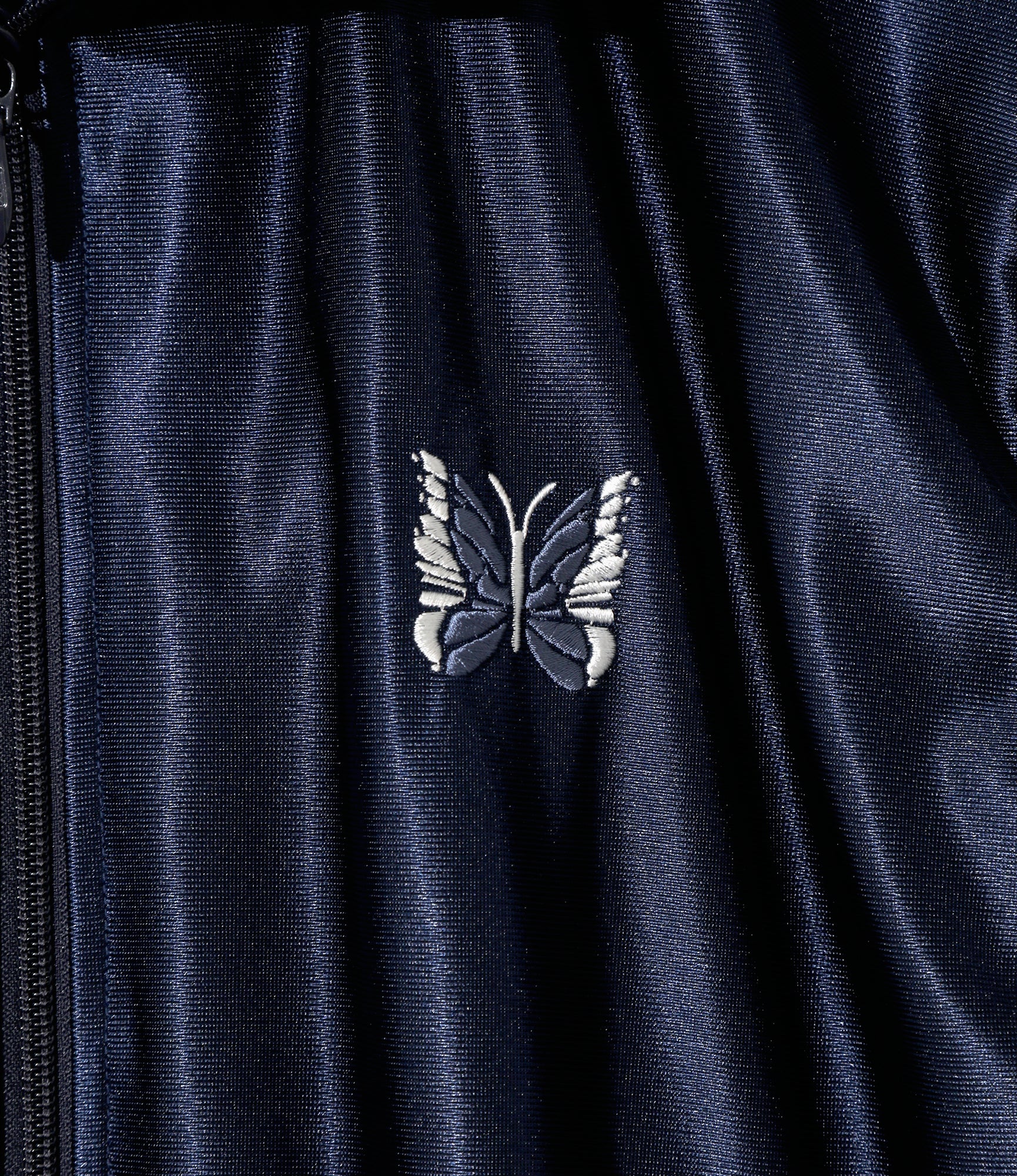 Track Jacket - Navy - Tricot Sateen - Image 2