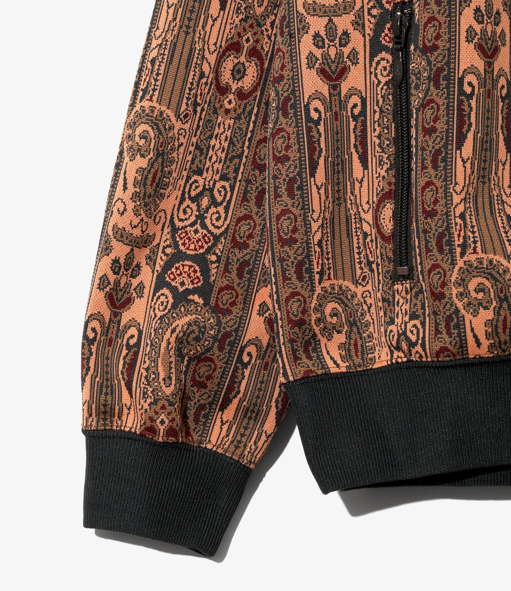 Track Jacket - Orange - Poly Jacquard - Image 3