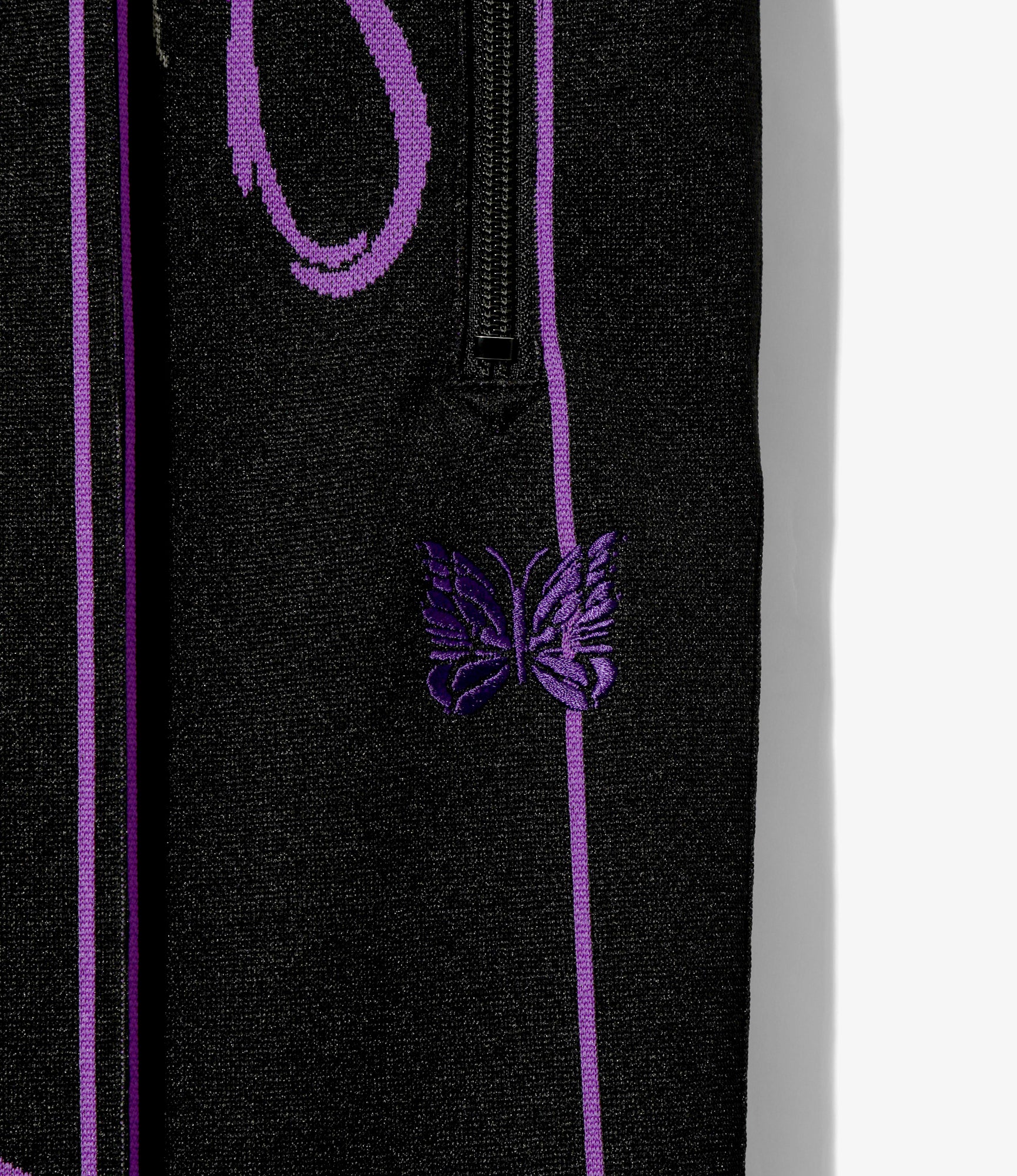 Track Pant - Black - Poly Jacquard - Image 2