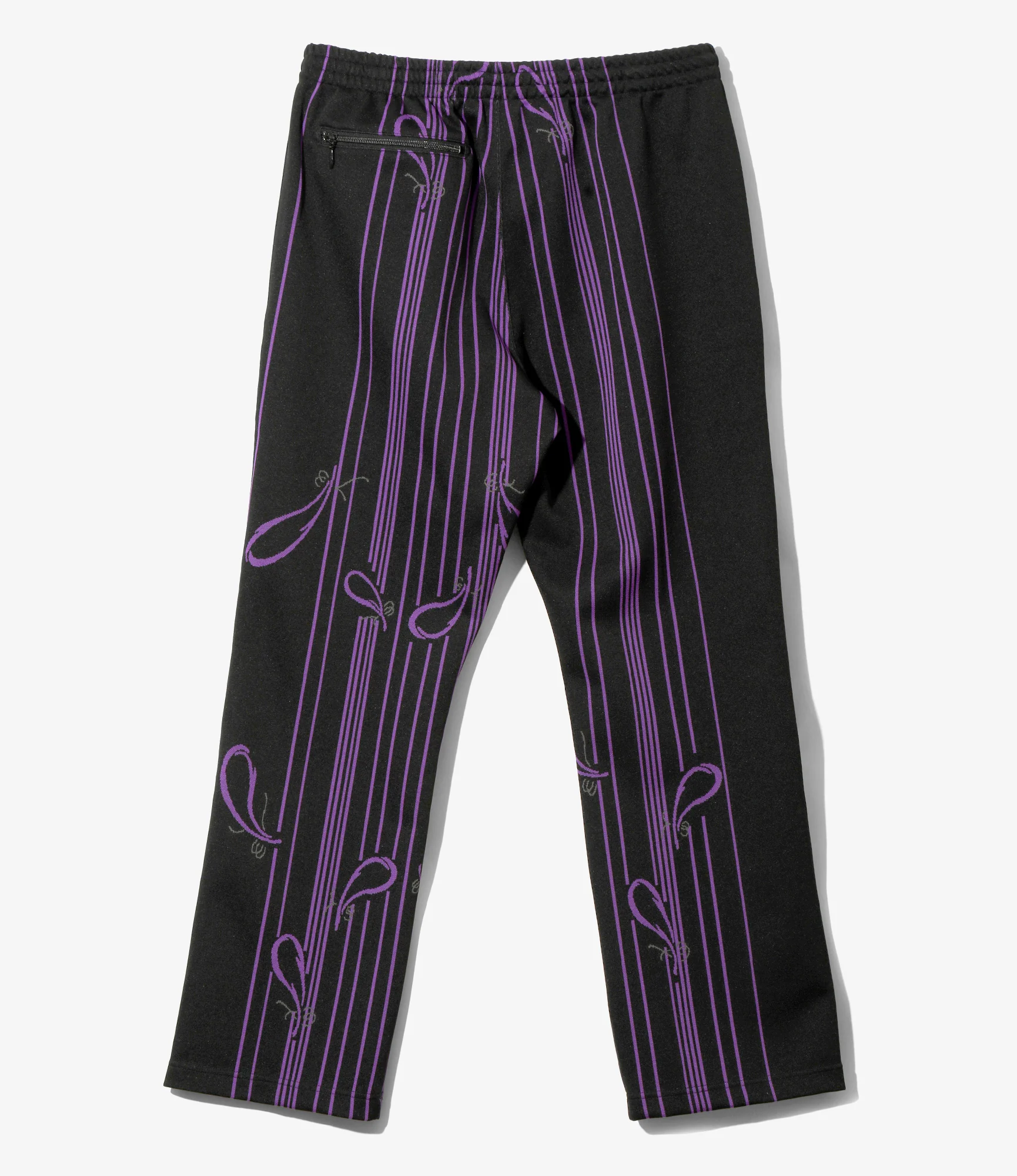 Track Pant - Black - Poly Jacquard - Image 4