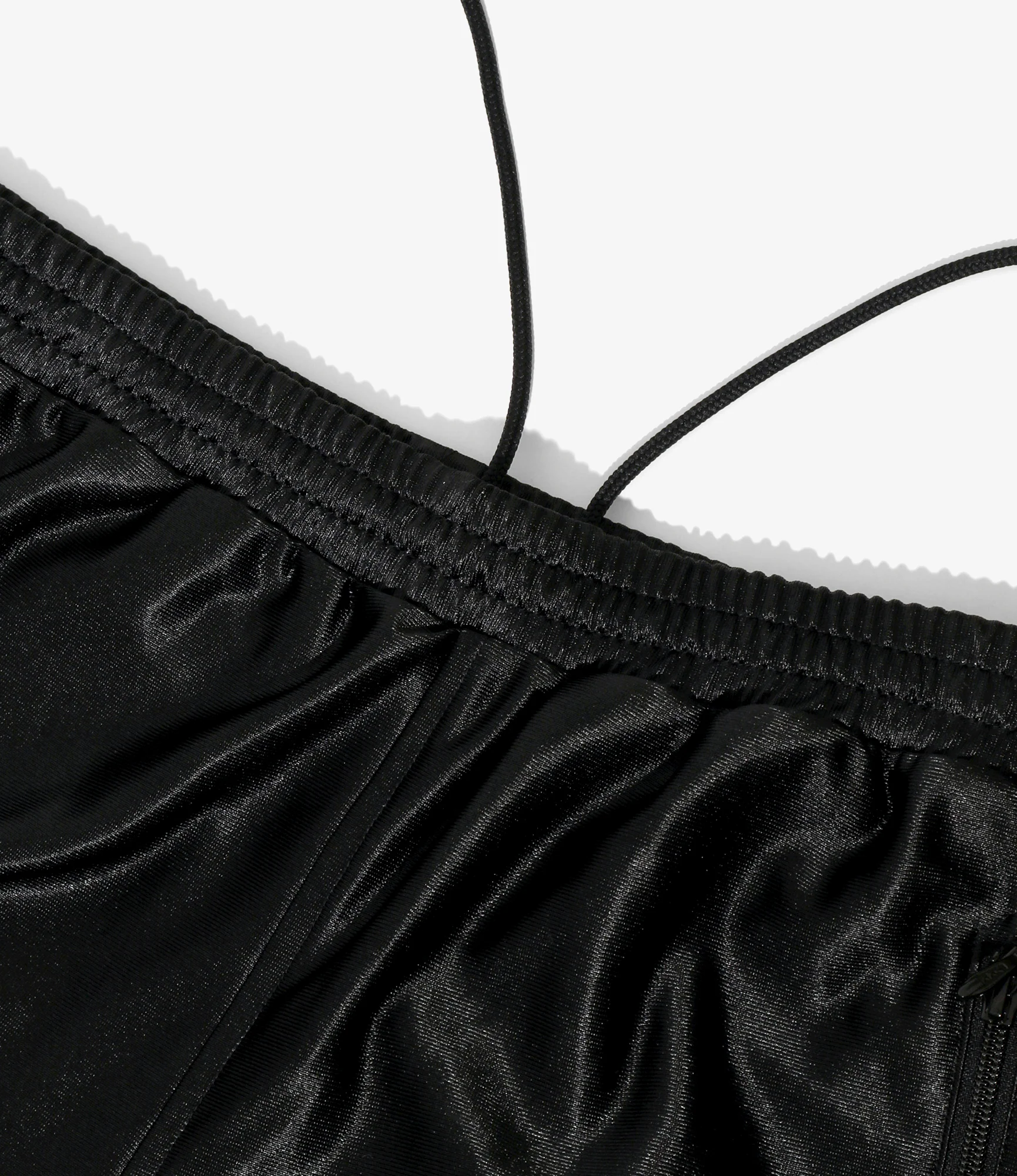 Track Pant - Black - Tricot Sateen - Image 3