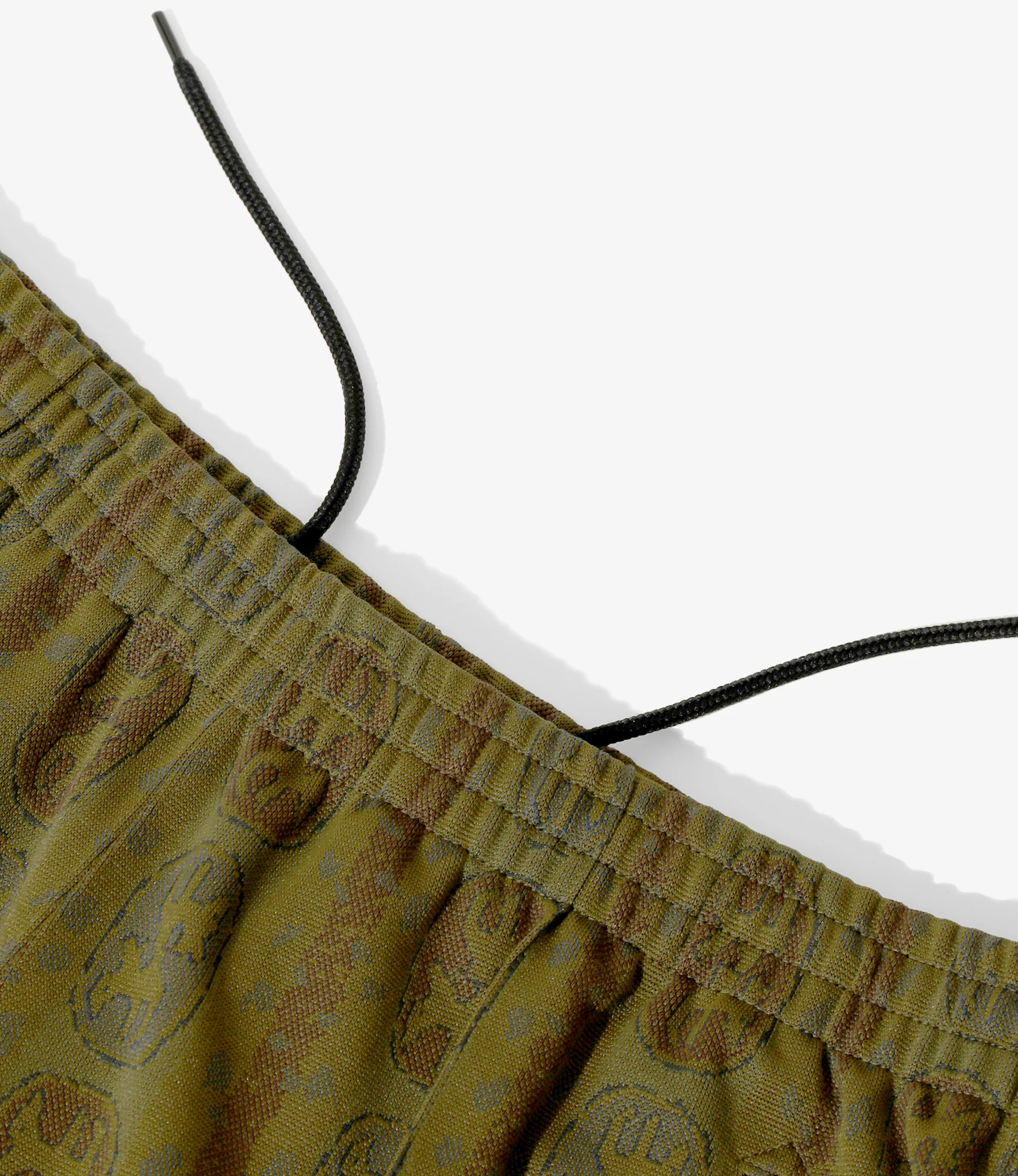 Track Pant - Olive - Poly Jacquard - Image 3